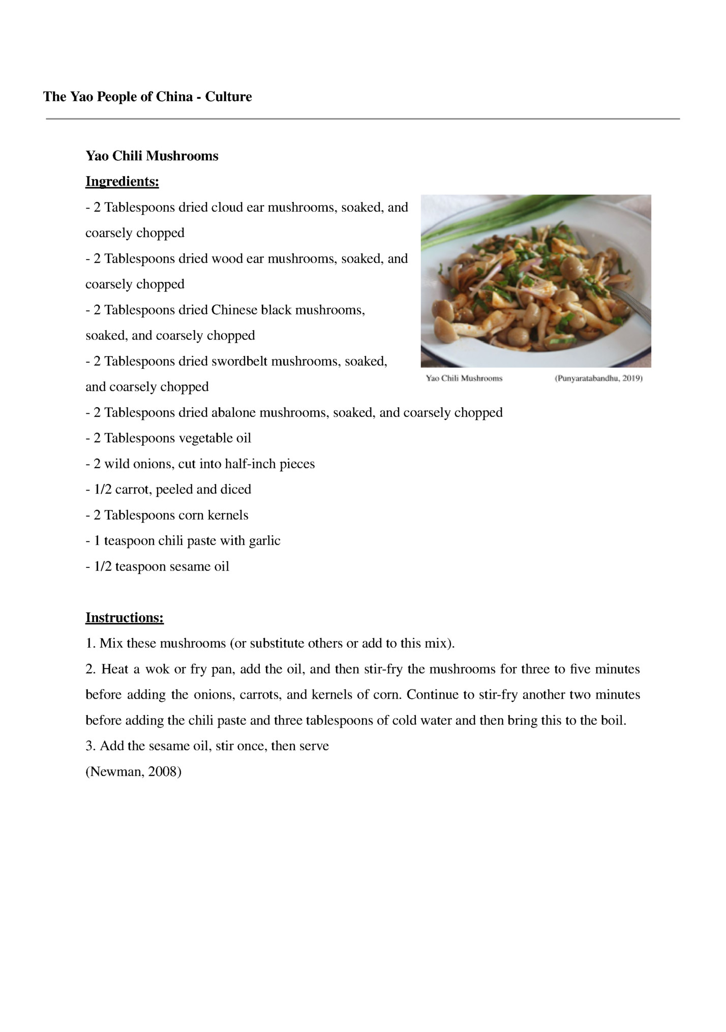 The Yao People of China - Culture The Yao People of China - Culture