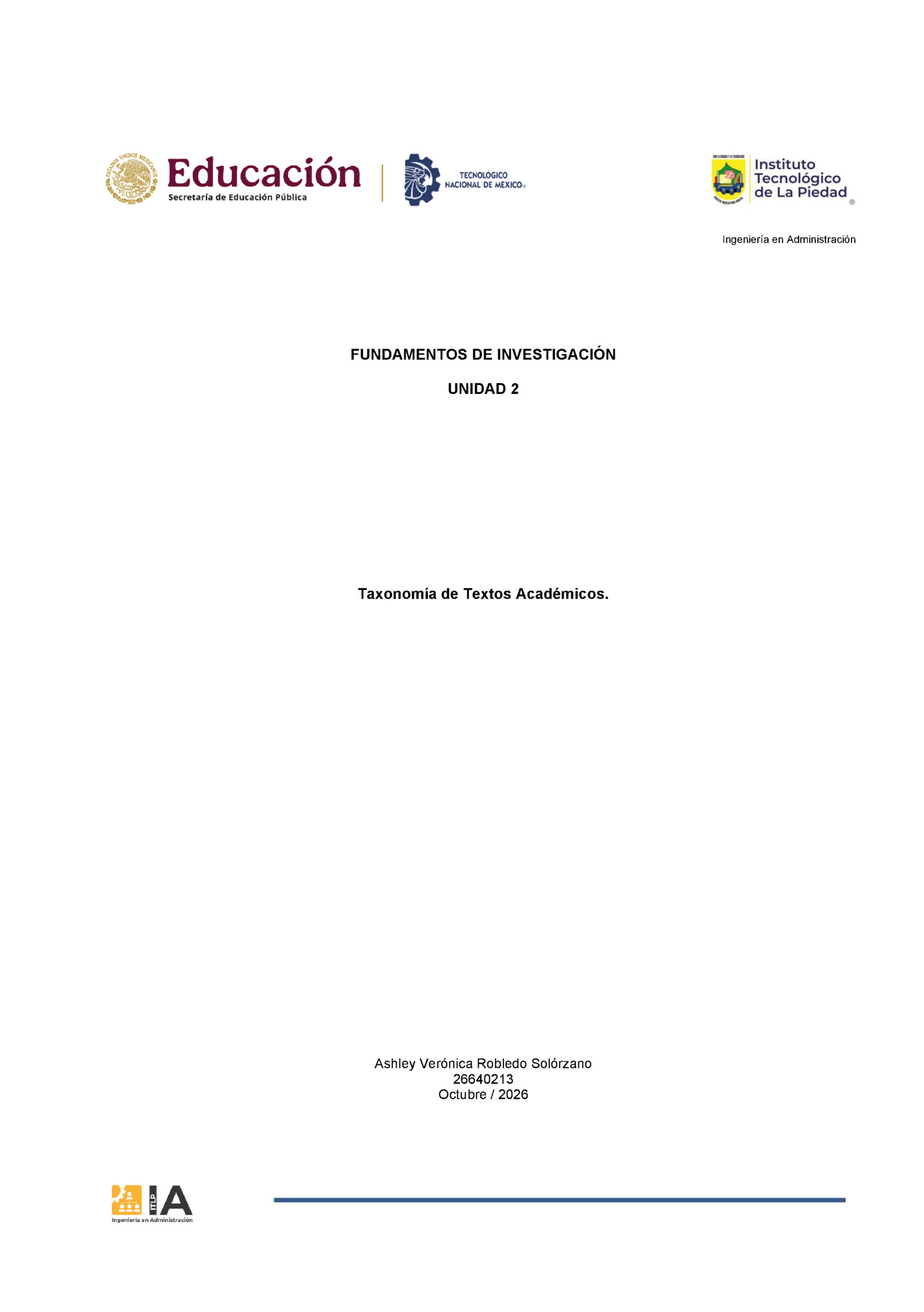 Ingeniería en Administración Ingeniería en Administración