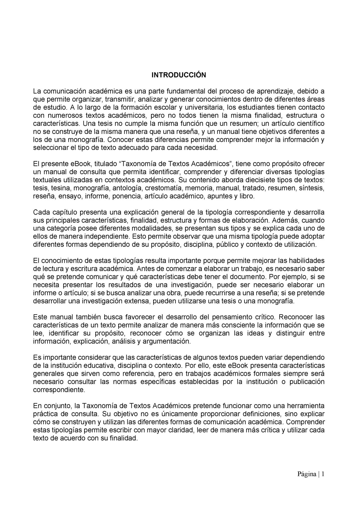 INTRODUCCIÓN INTRODUCCIÓN