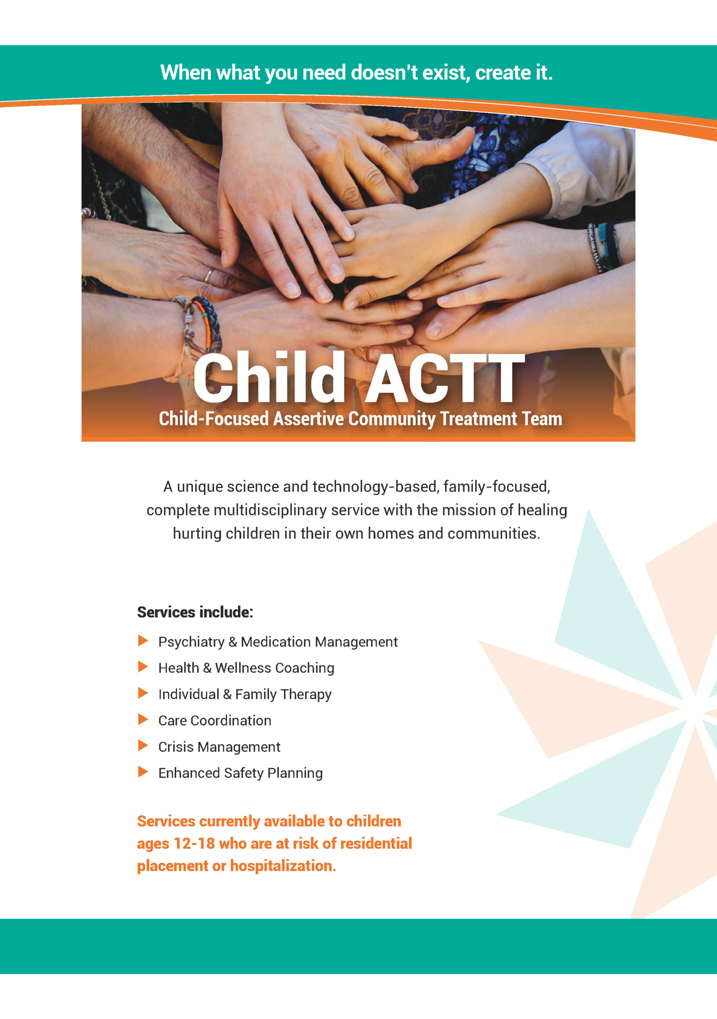 When what you need doesn’t exist, create it. When what you need doesn’t exist, create it.