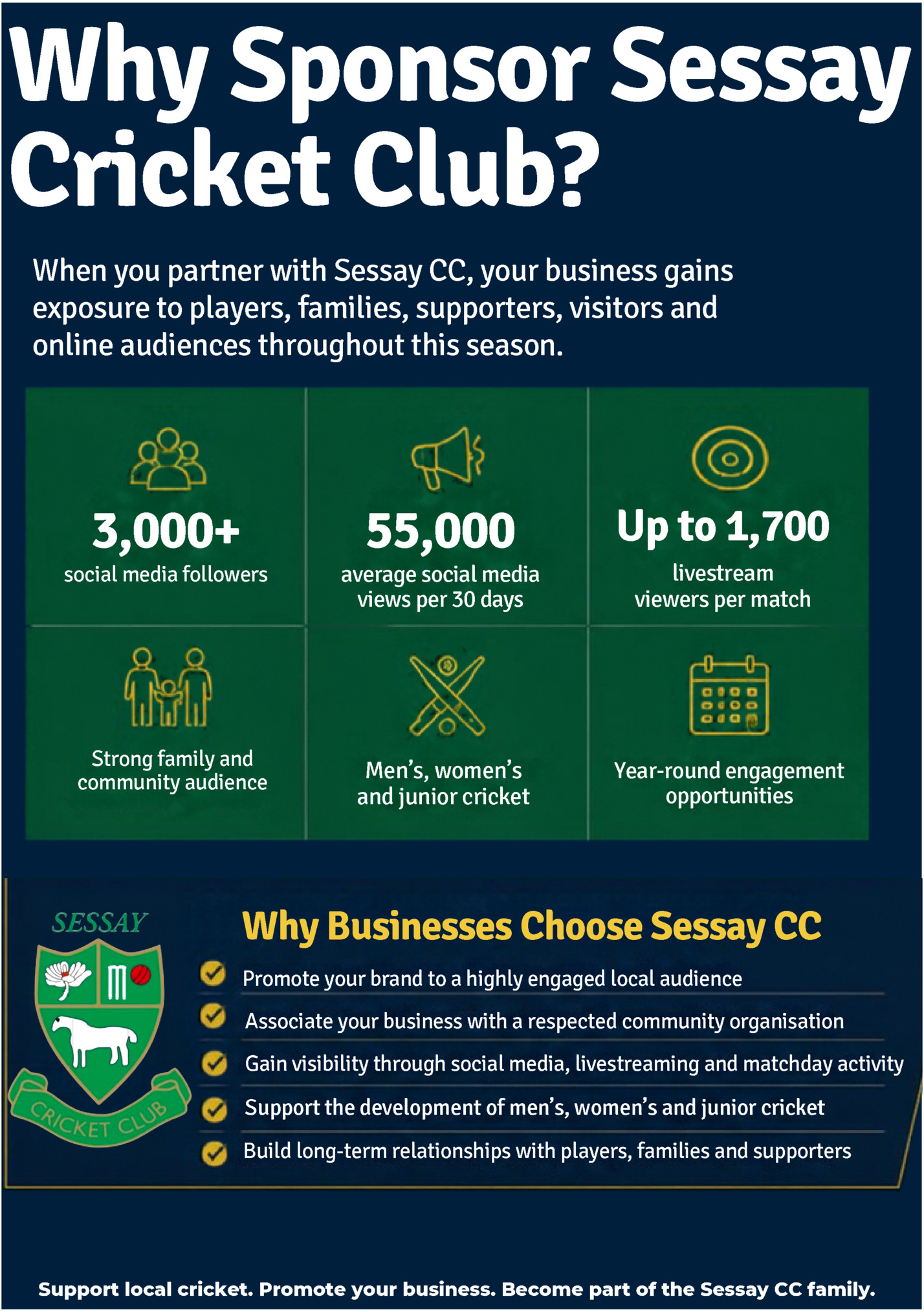 Why Sponsor Sessay Why Sponsor Sessay