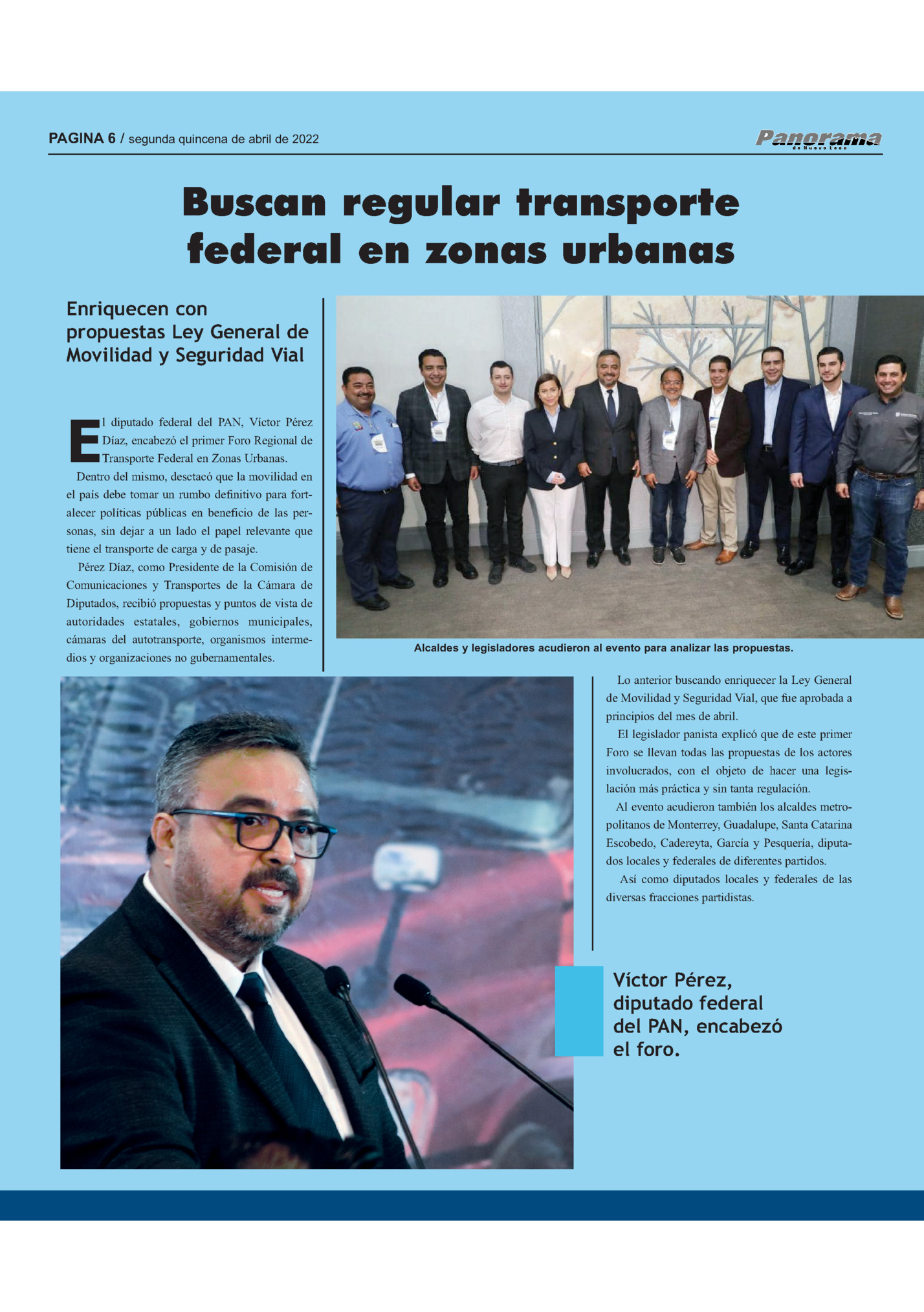 PAGINA 6 / segunda quincena de abril de 2022