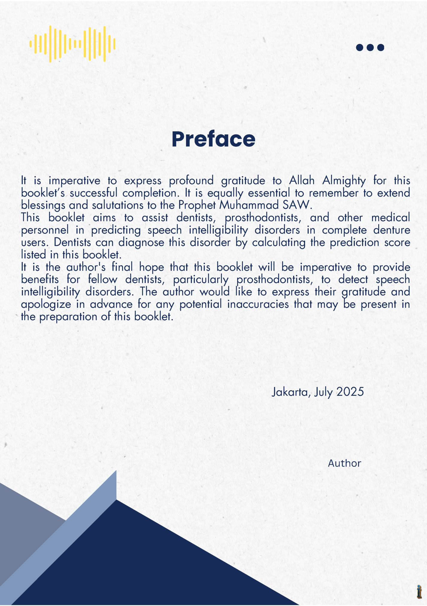 Preface Preface