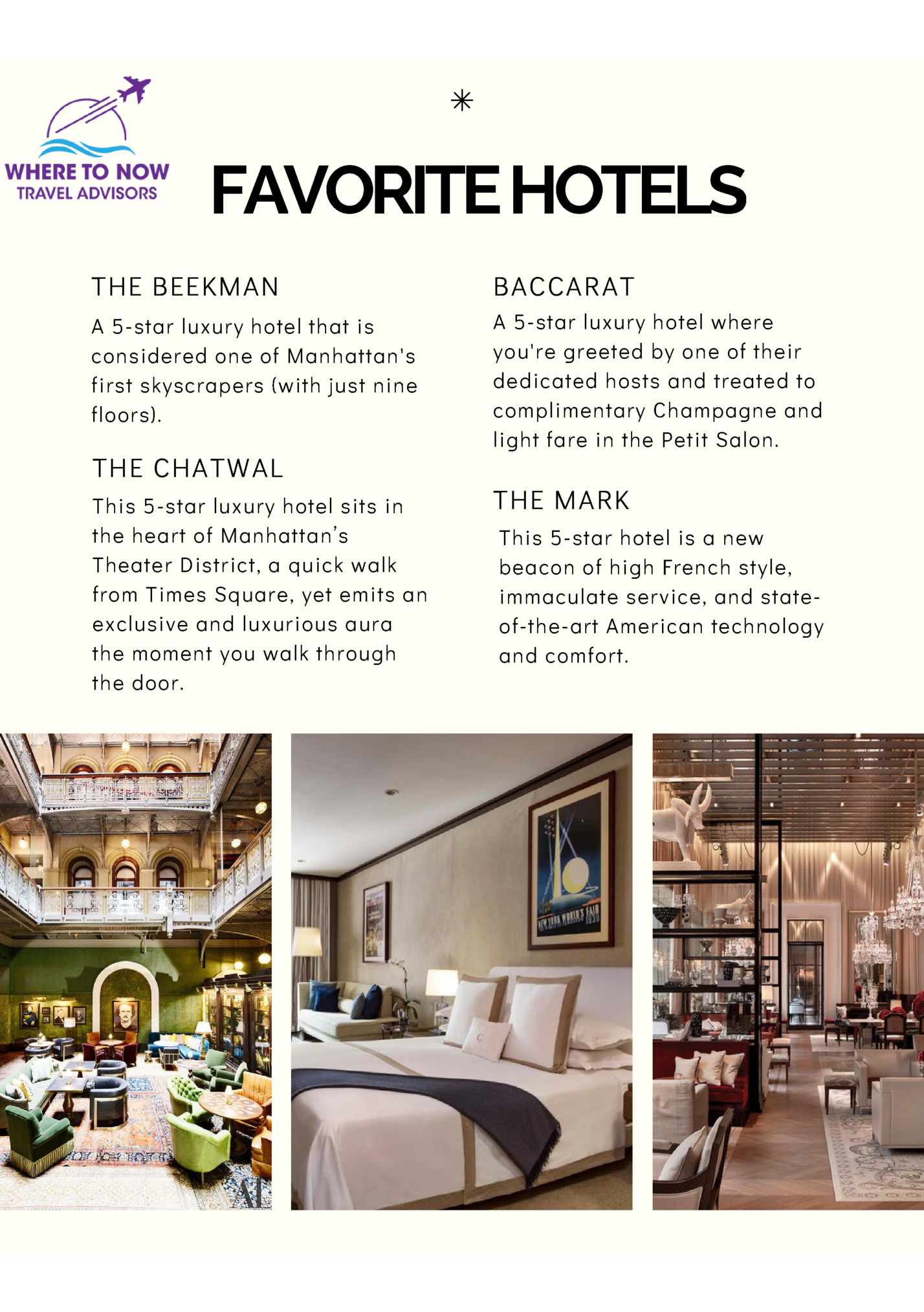 FAVORITE HOTELS