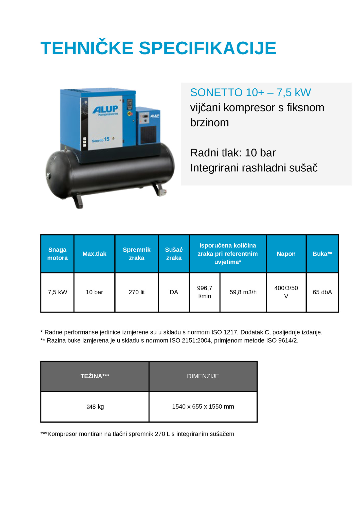TEHNIČKE SPECIFIKACIJE