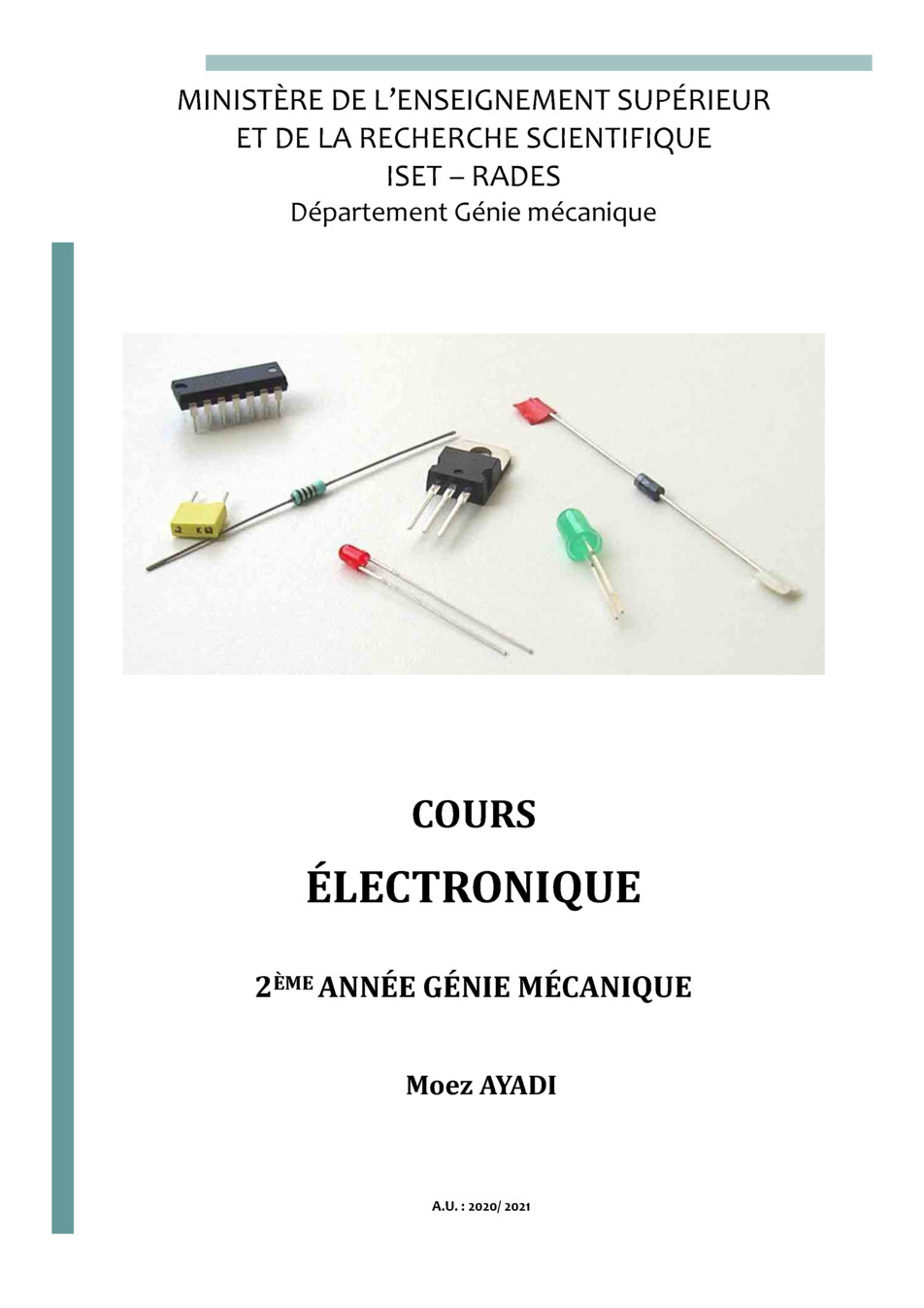 L'ELECTRONIQUE