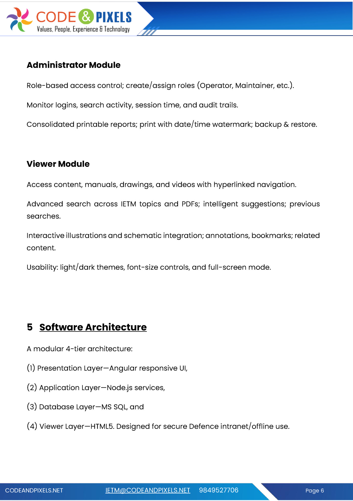 Administrator Module Administrator Module