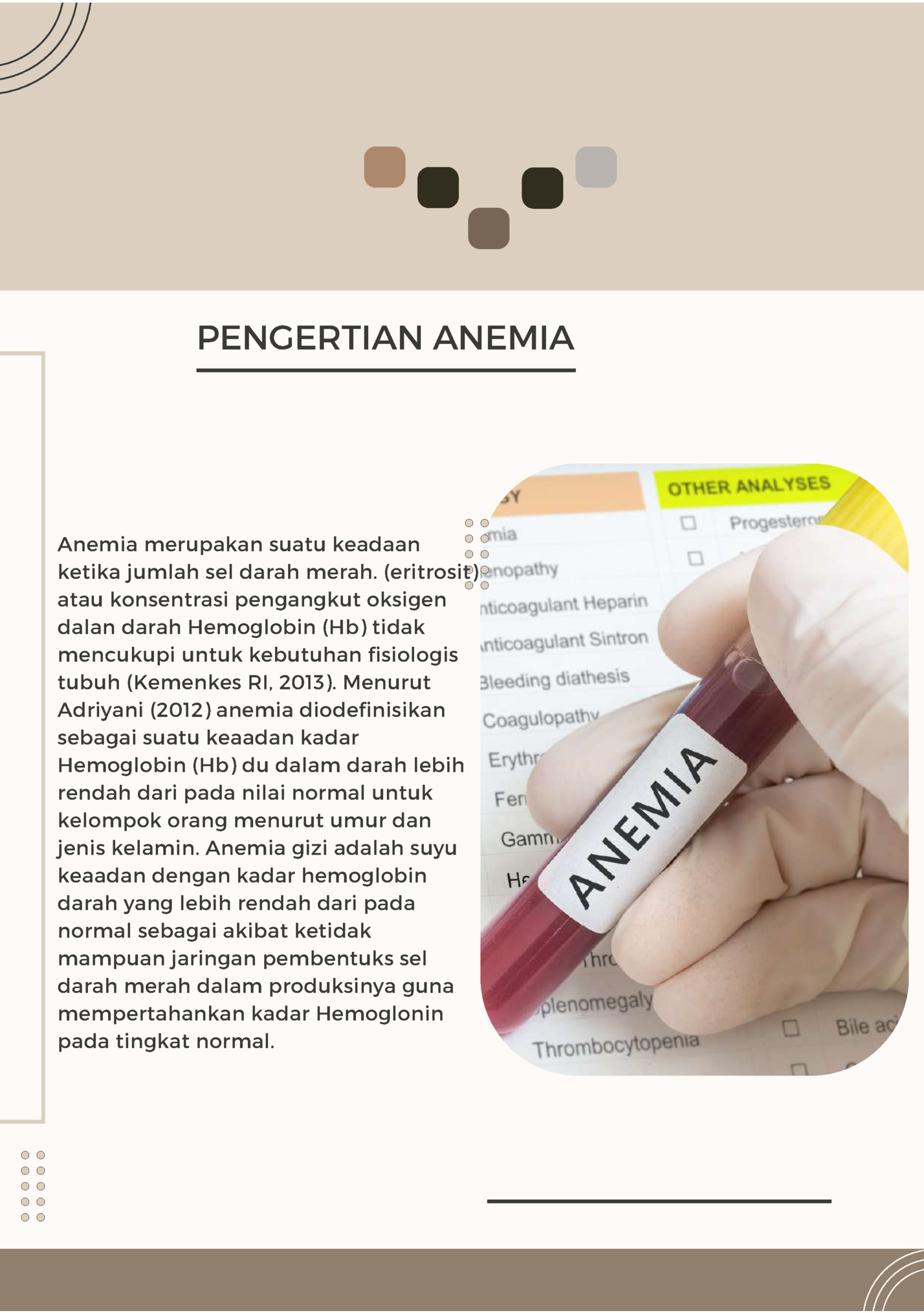 PENGERTIAN ANEMIA