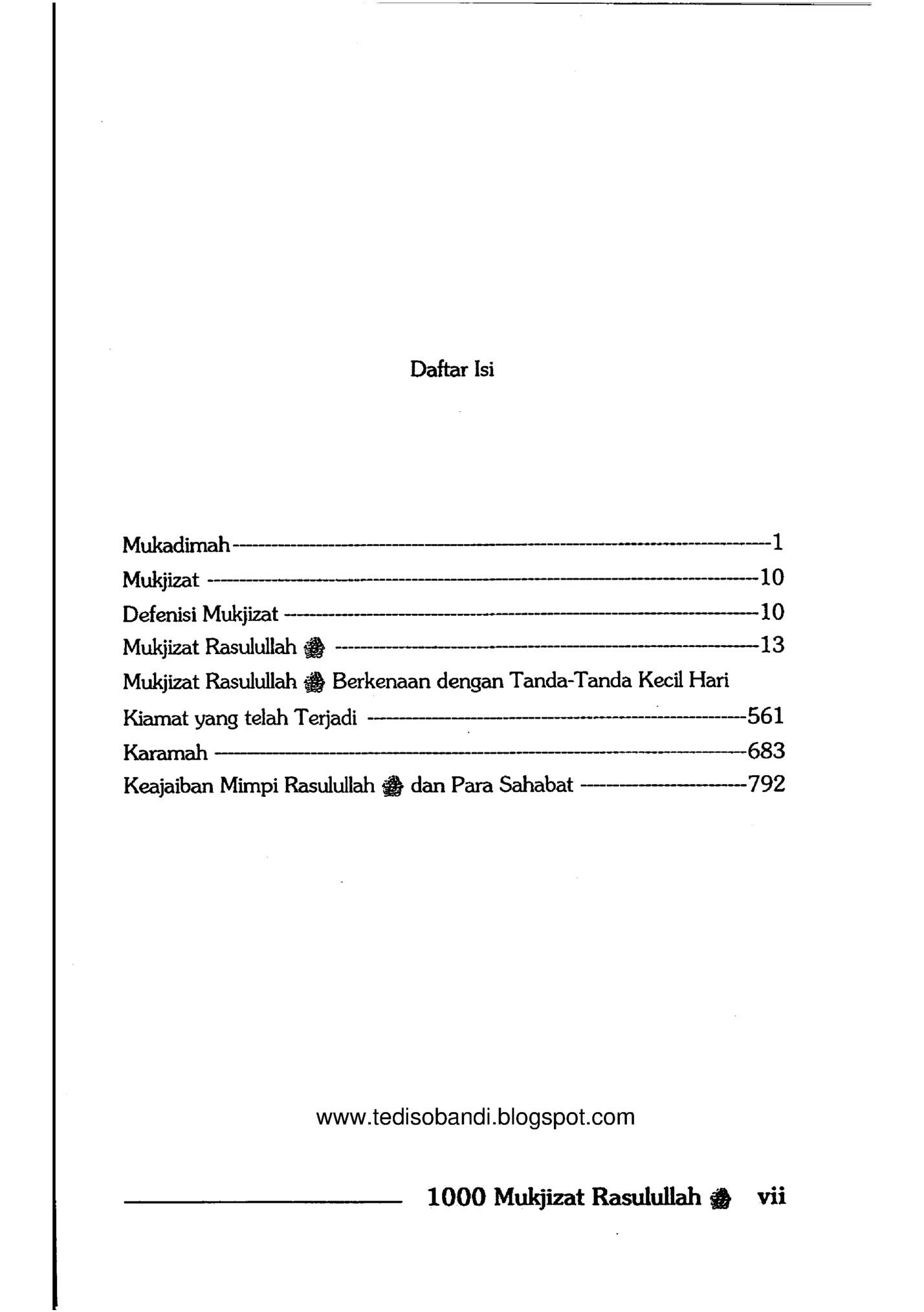 Daftar Isi Daftar Isi
