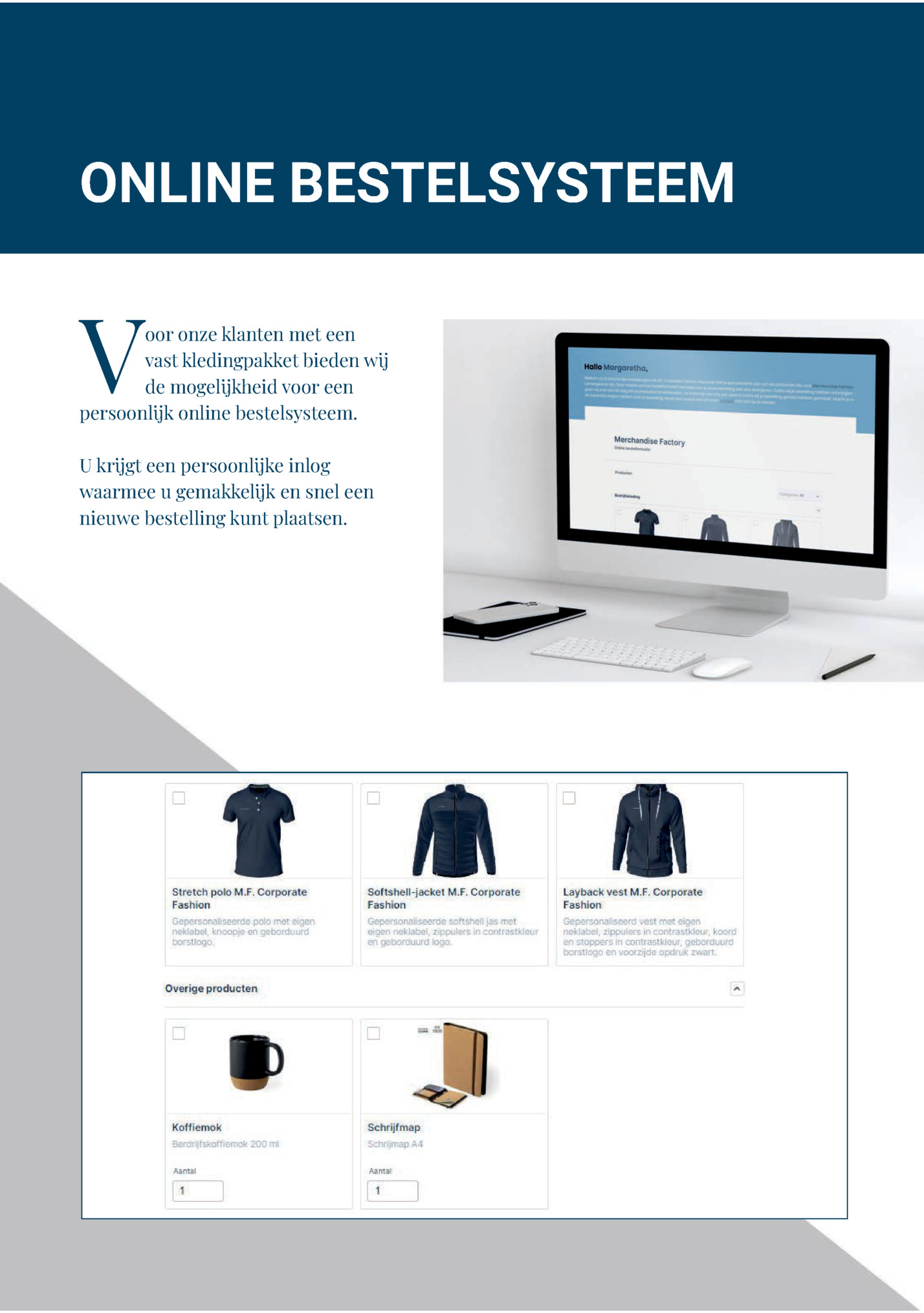 ONLINE BESTELSYSTEEM