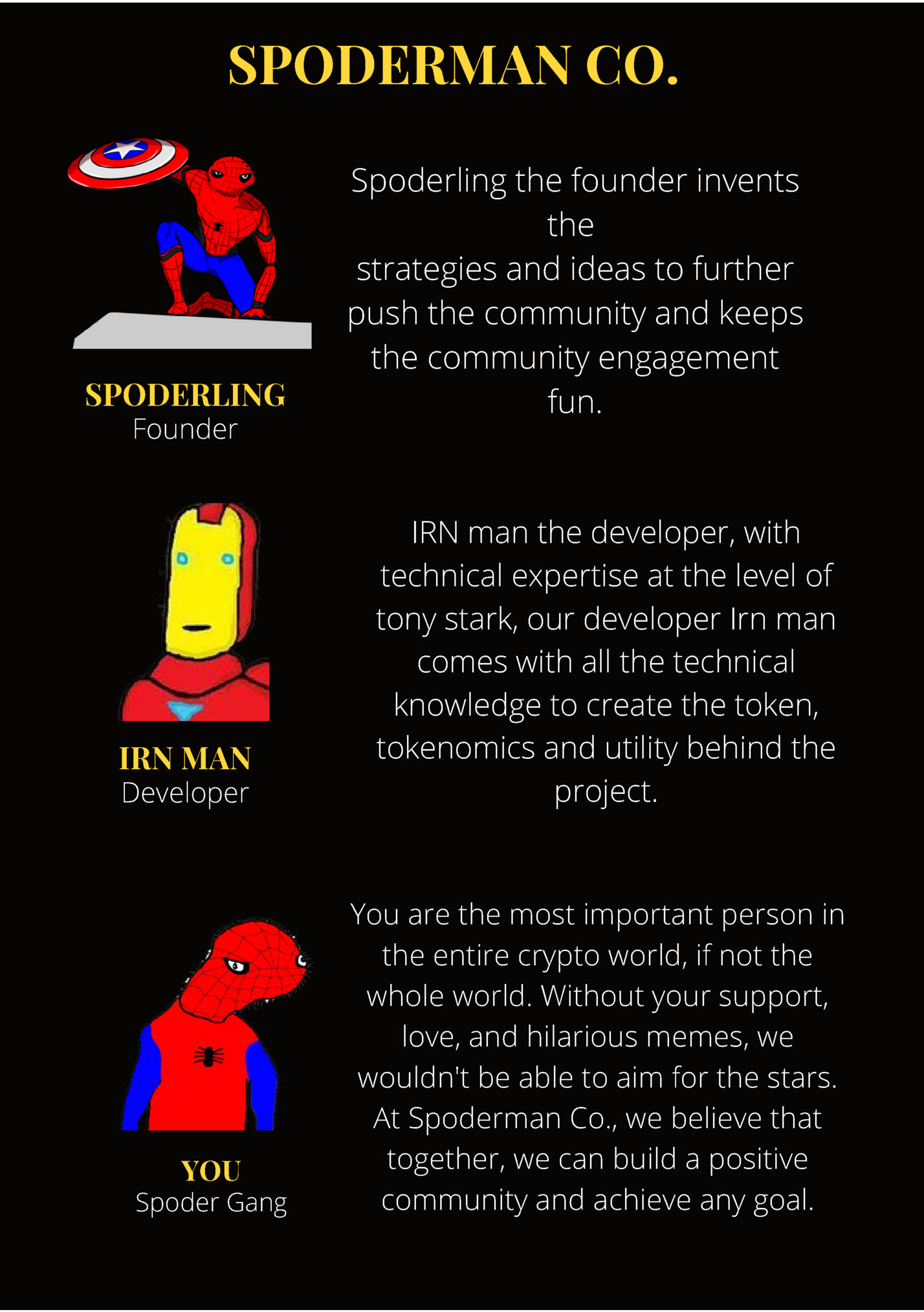 SPODERMAN CO.