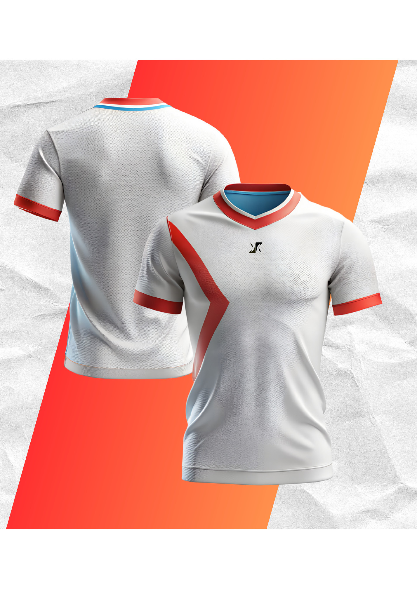 87% polyester/ 13% spandex with Cool-core fabric
