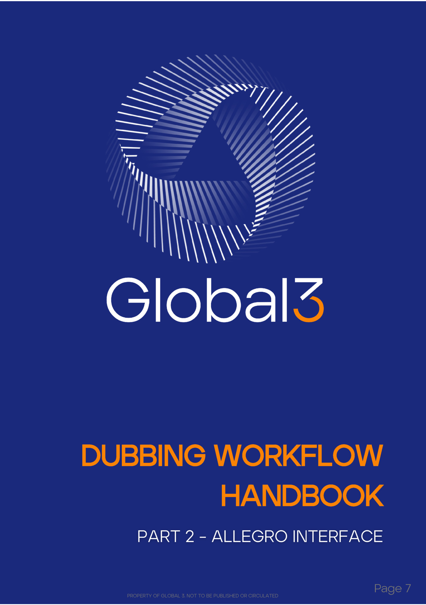 DUBBING WORKFLOW