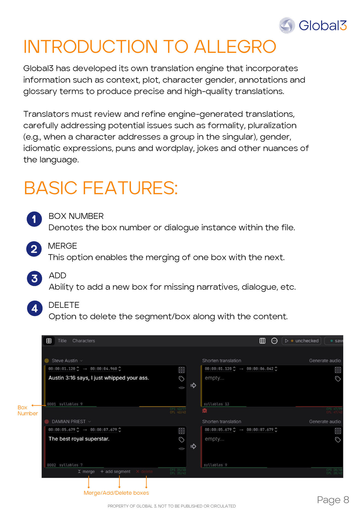 INTRODUCTION TO ALLEGRO