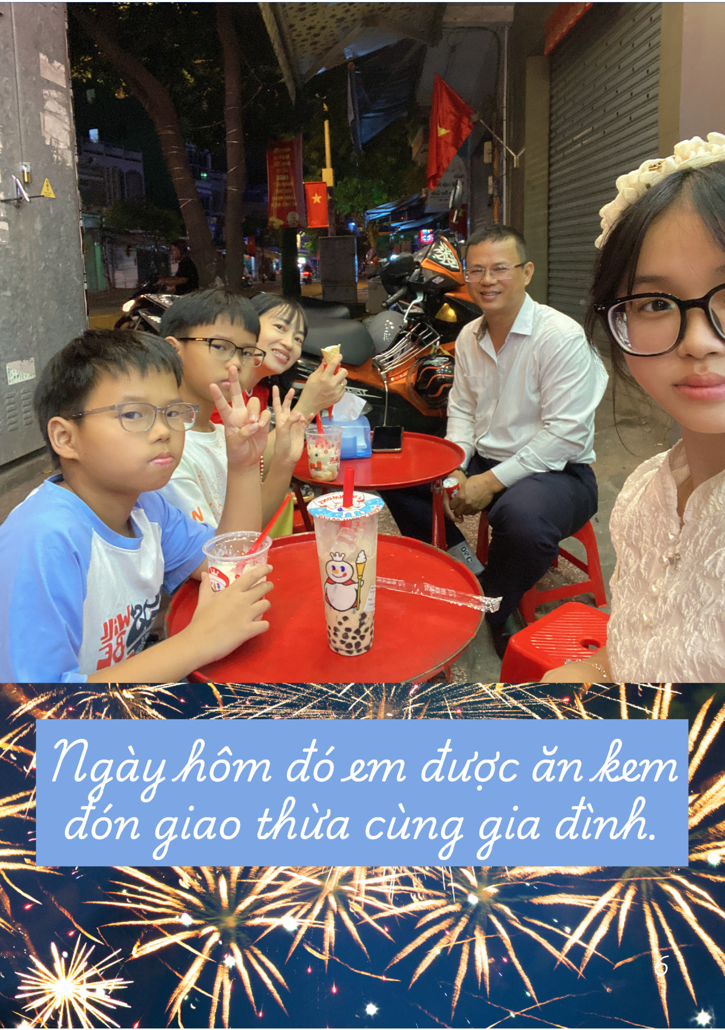 Ngày hôm đó em được ăn kem