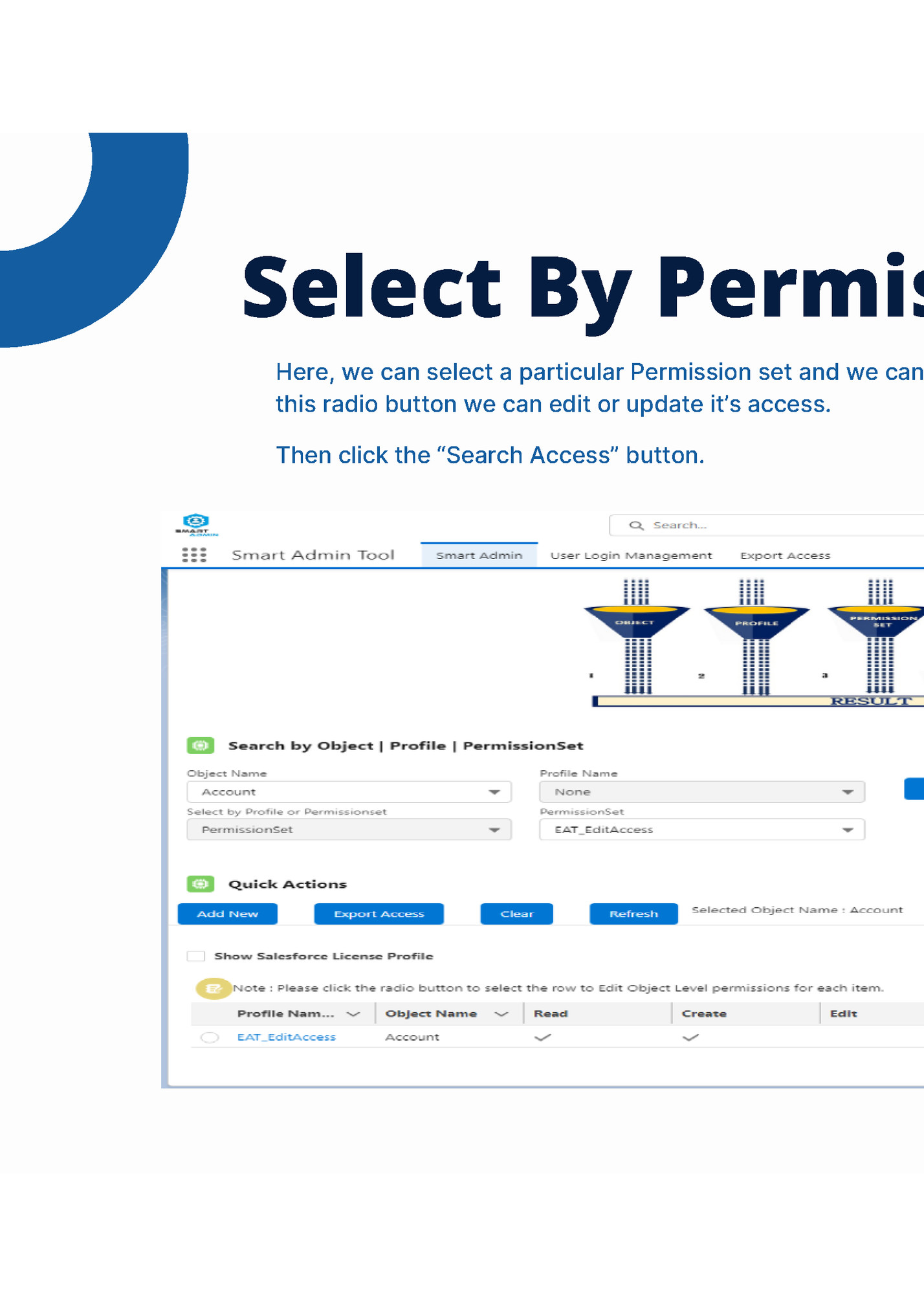 Select By PermissonSet