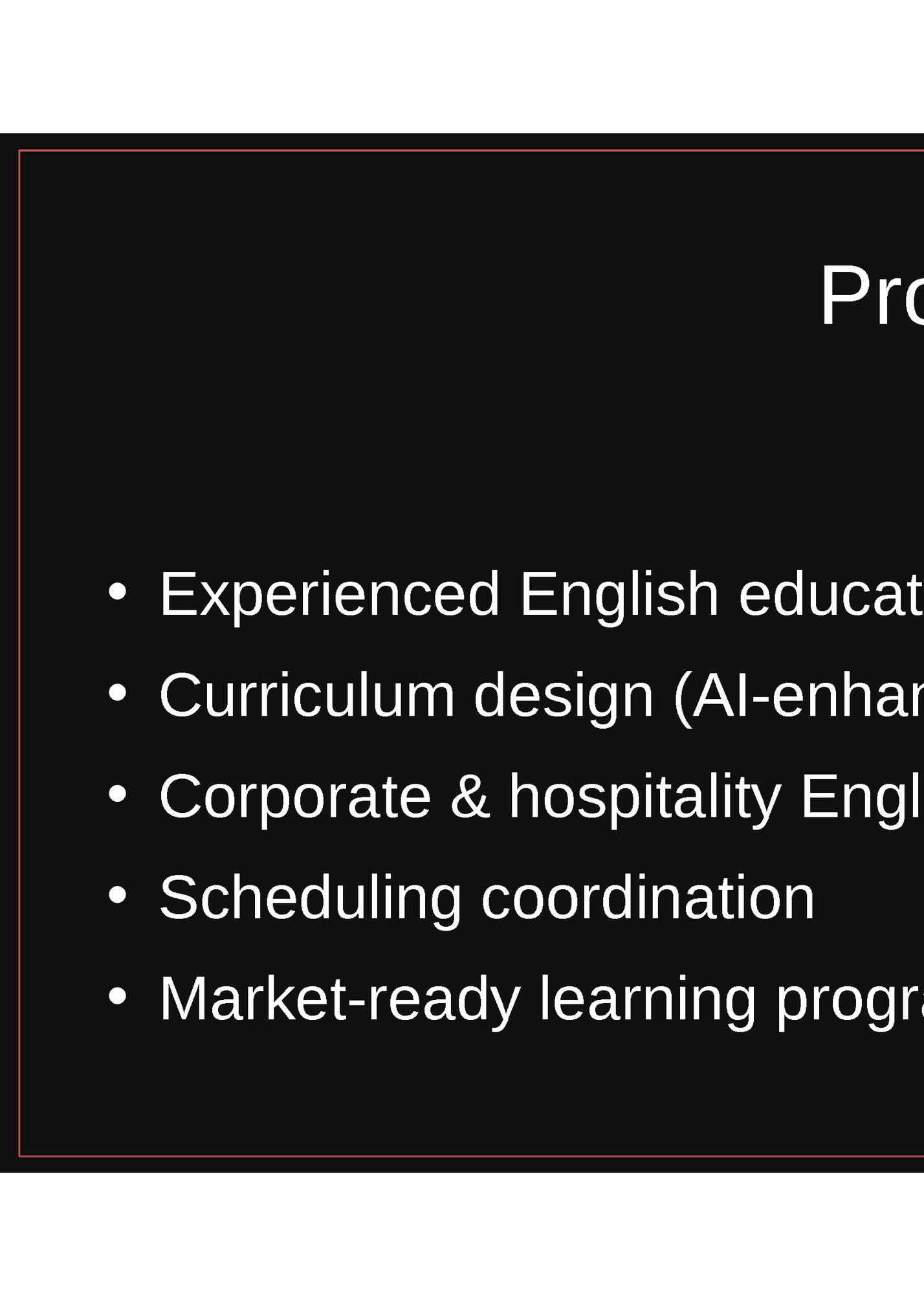 Professional Summary