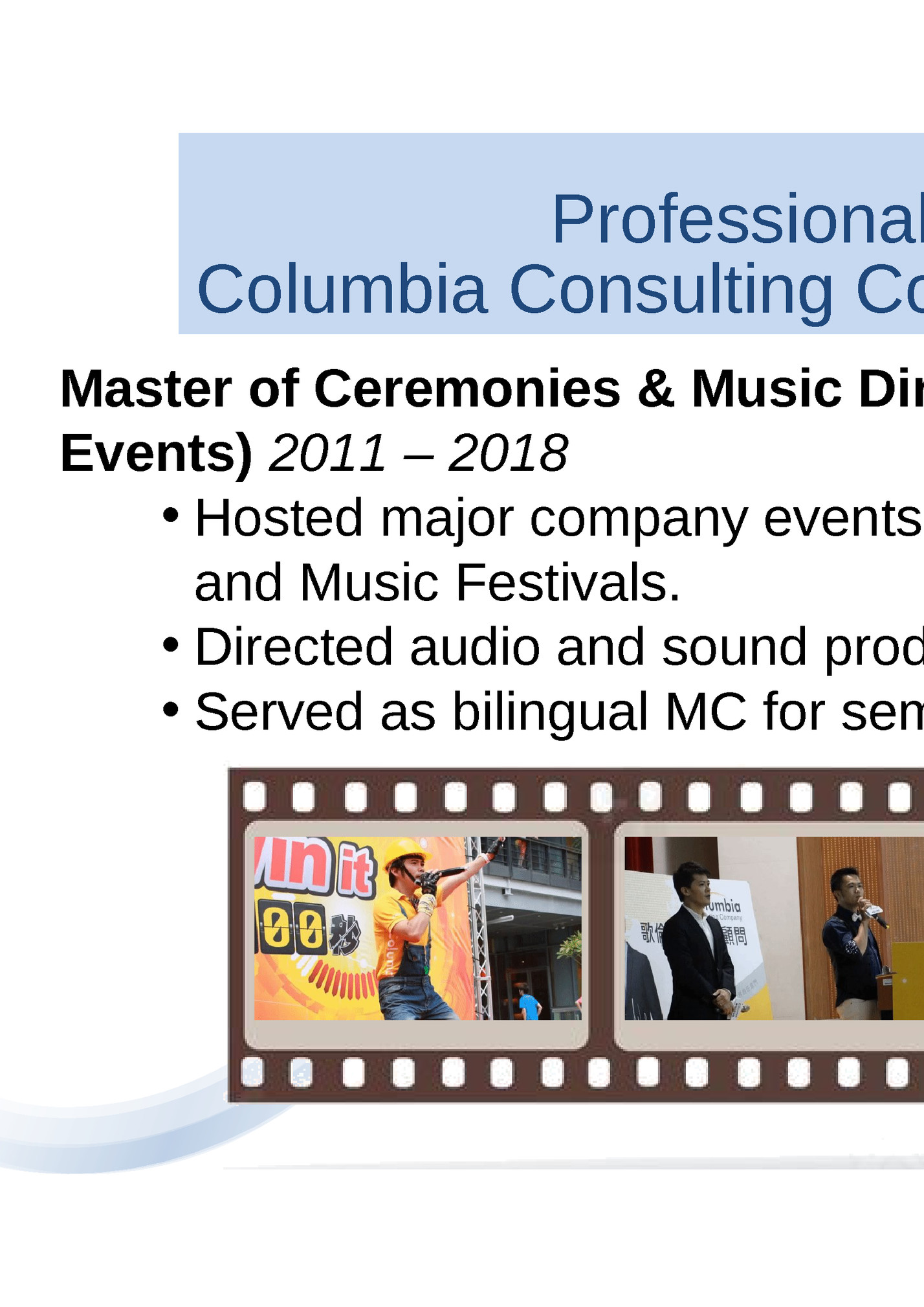 Professional Experience
