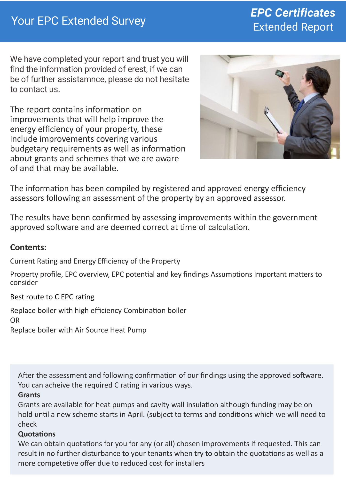 Your EPC Extended Survey
