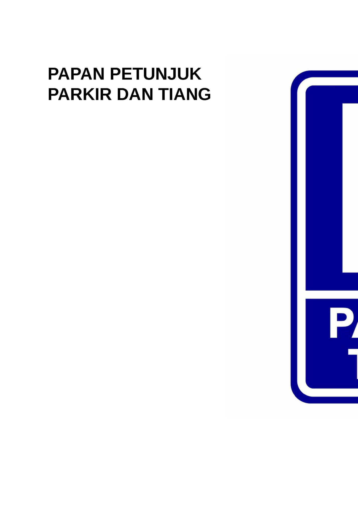 PAPAN PETUNJUK