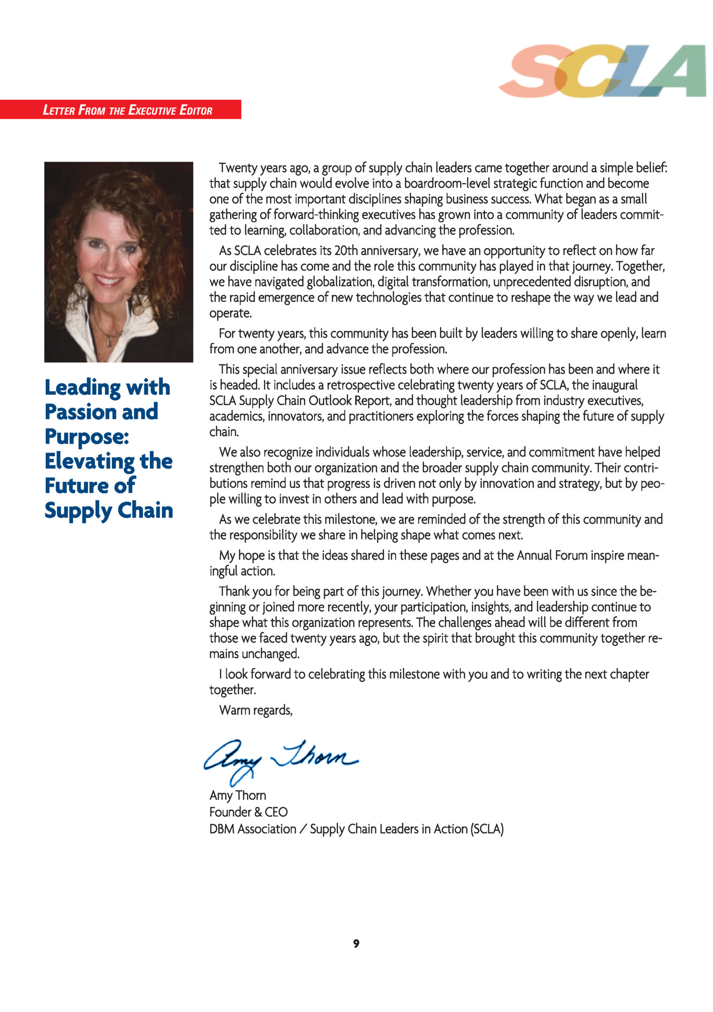 LETTER FROM THE EXECUTIVE EDITOR