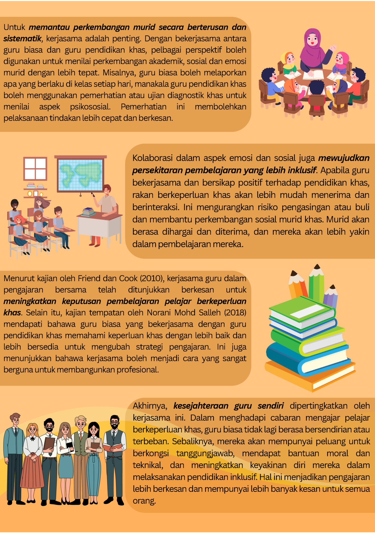 Untuk memantau perkembangan murid secara berterusan dan