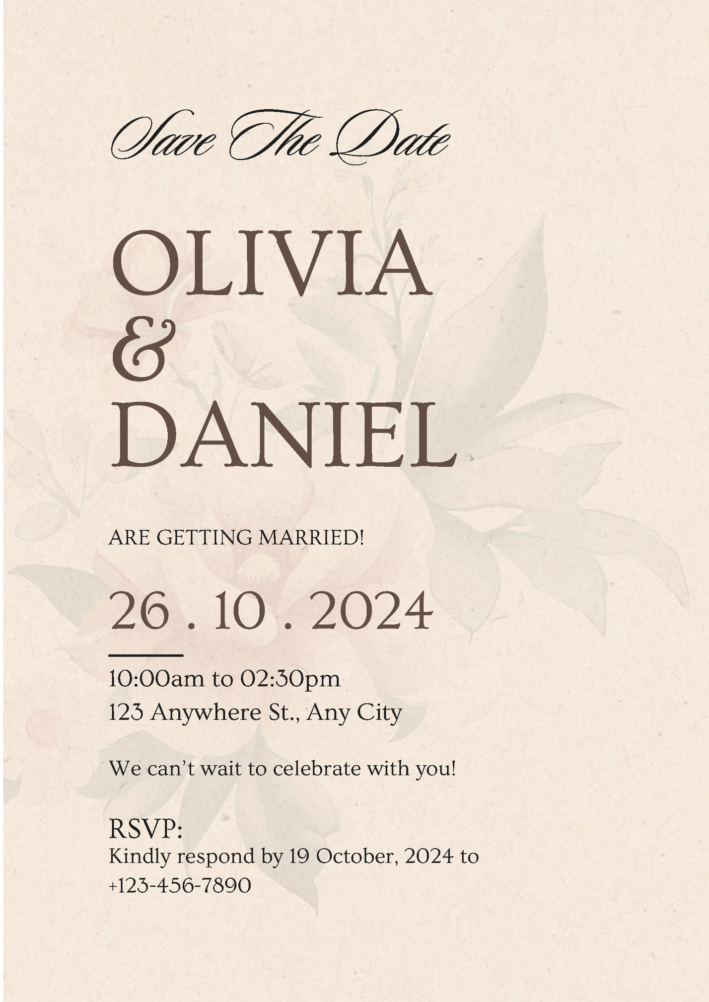 Save The Date