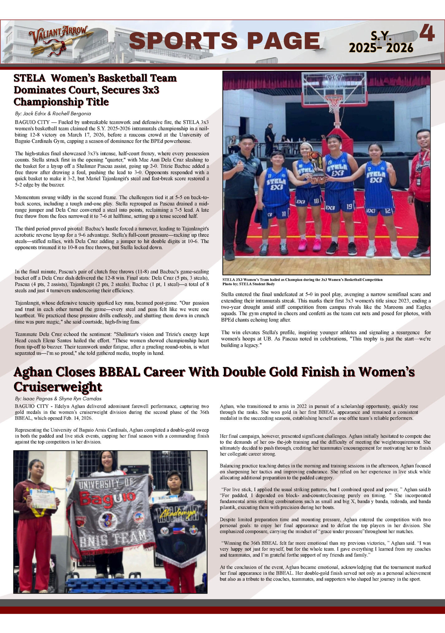 SPORTS PAGE