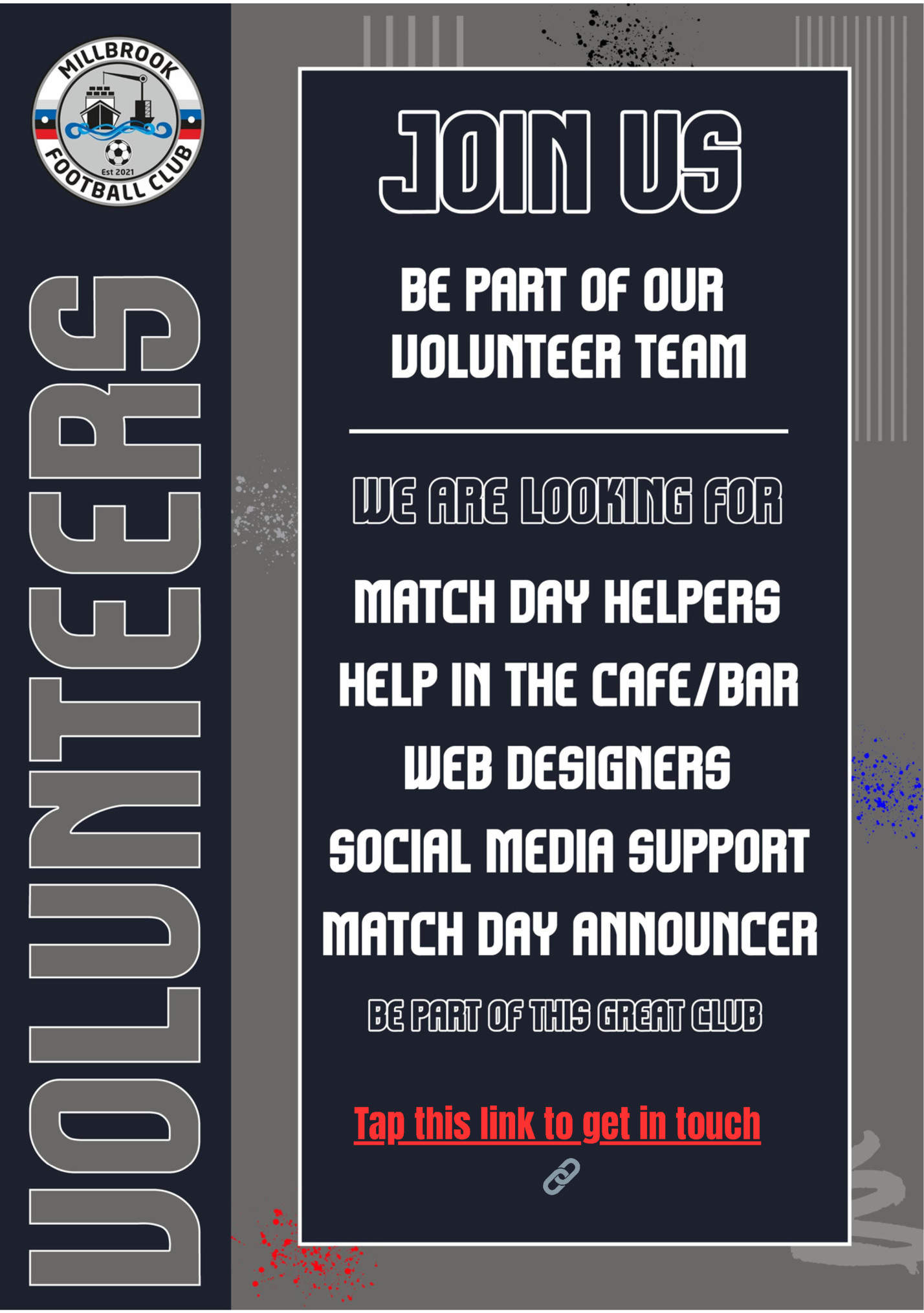 Tap this link to get in touch