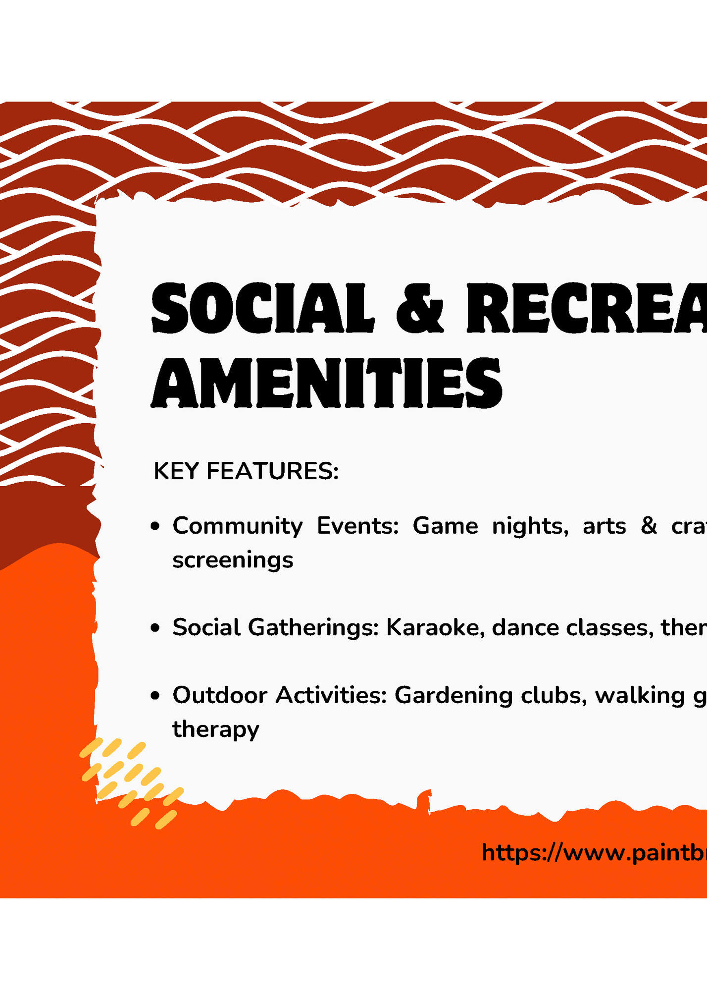 SOCIAL & RECREATIONAL