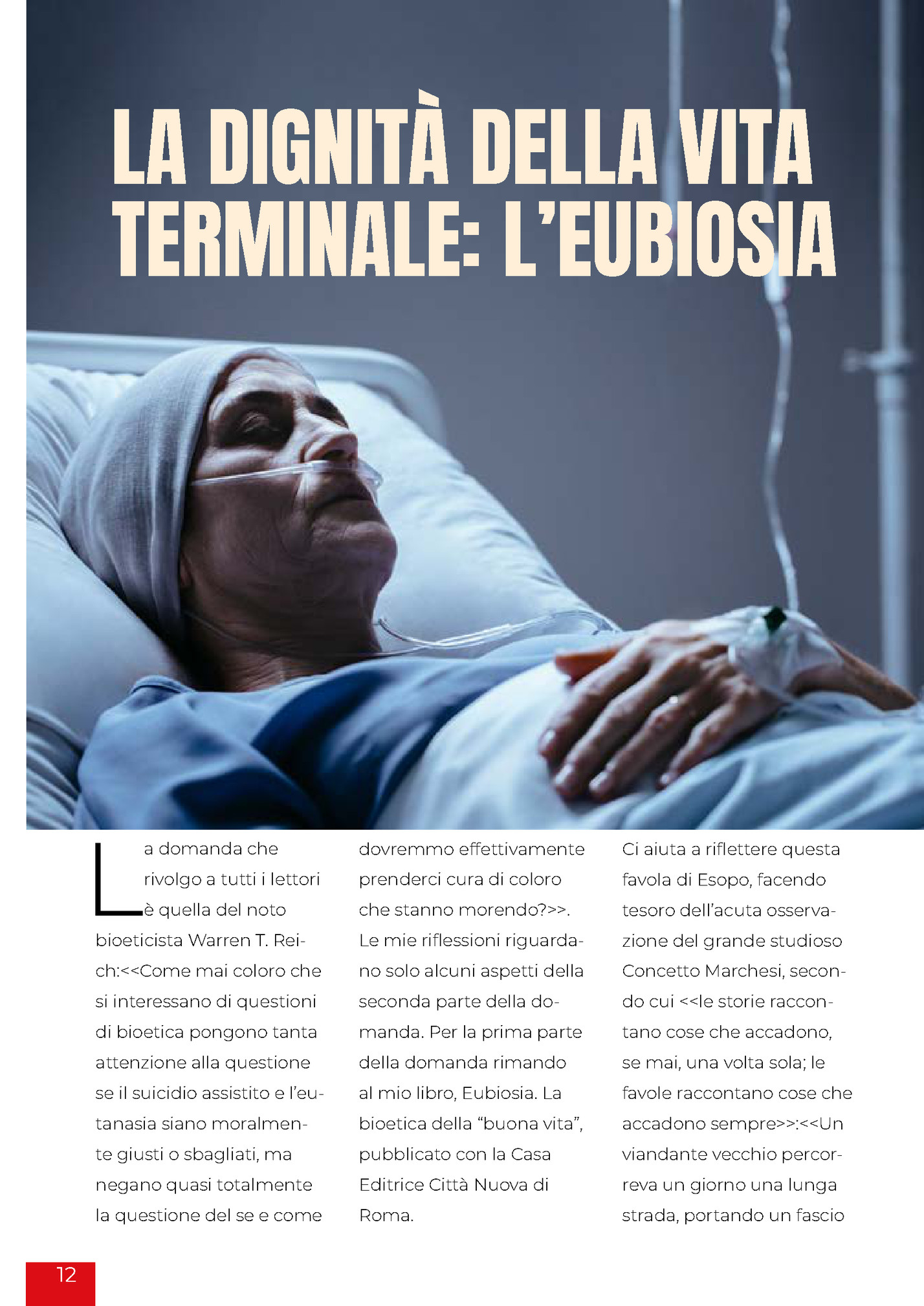 LA DIGNITÀ DELLA VITA