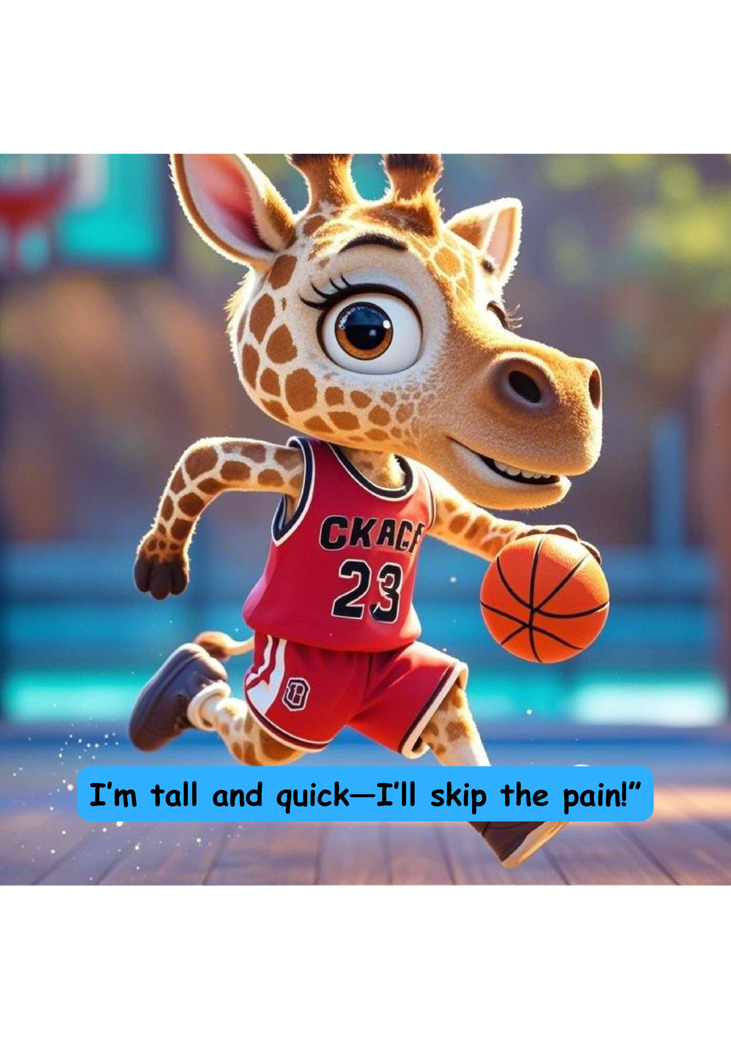 I’m tall and quick—I’ll skip the pain!” I’m tall and quick—I’ll skip the pain!”