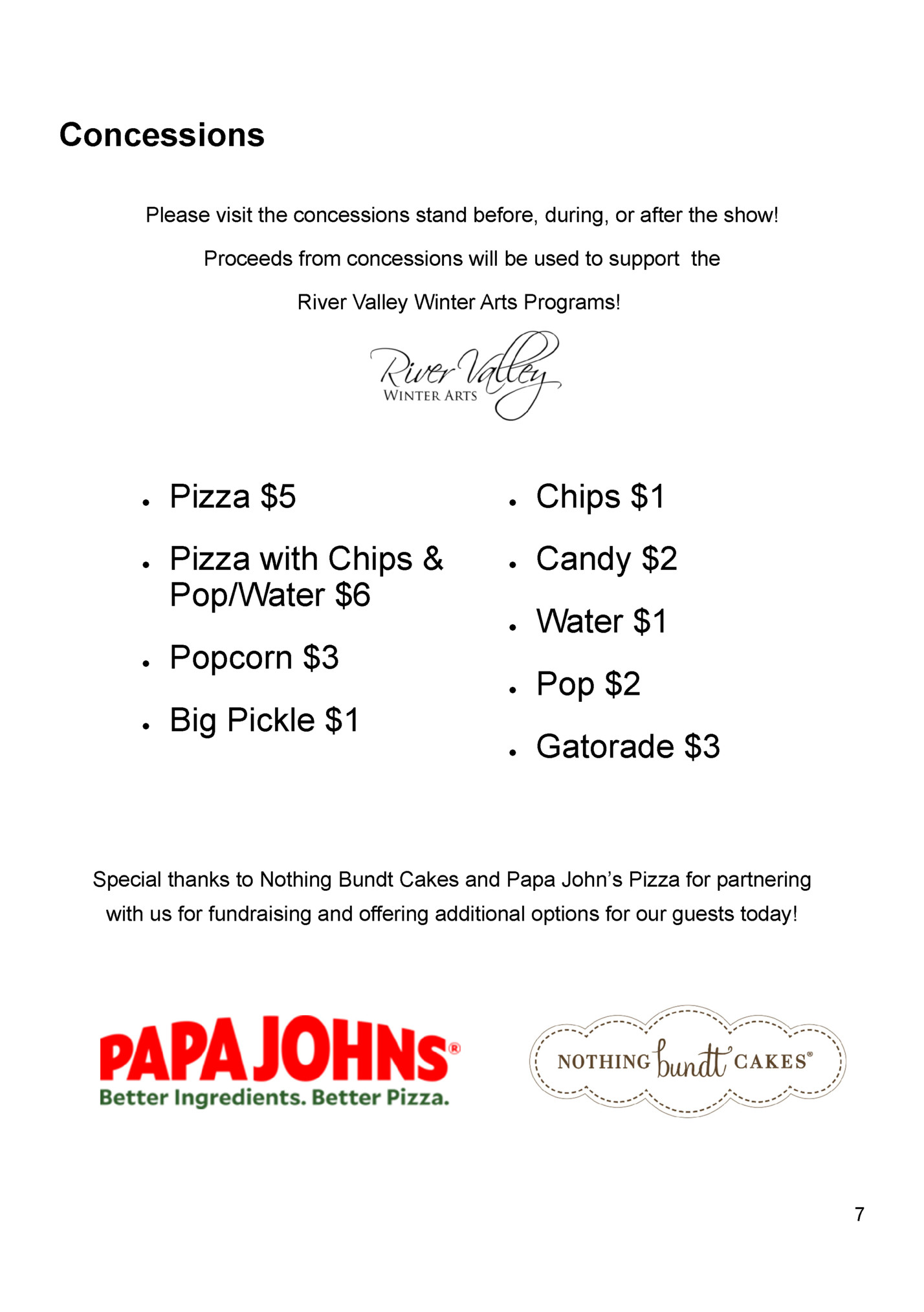 Concessions
