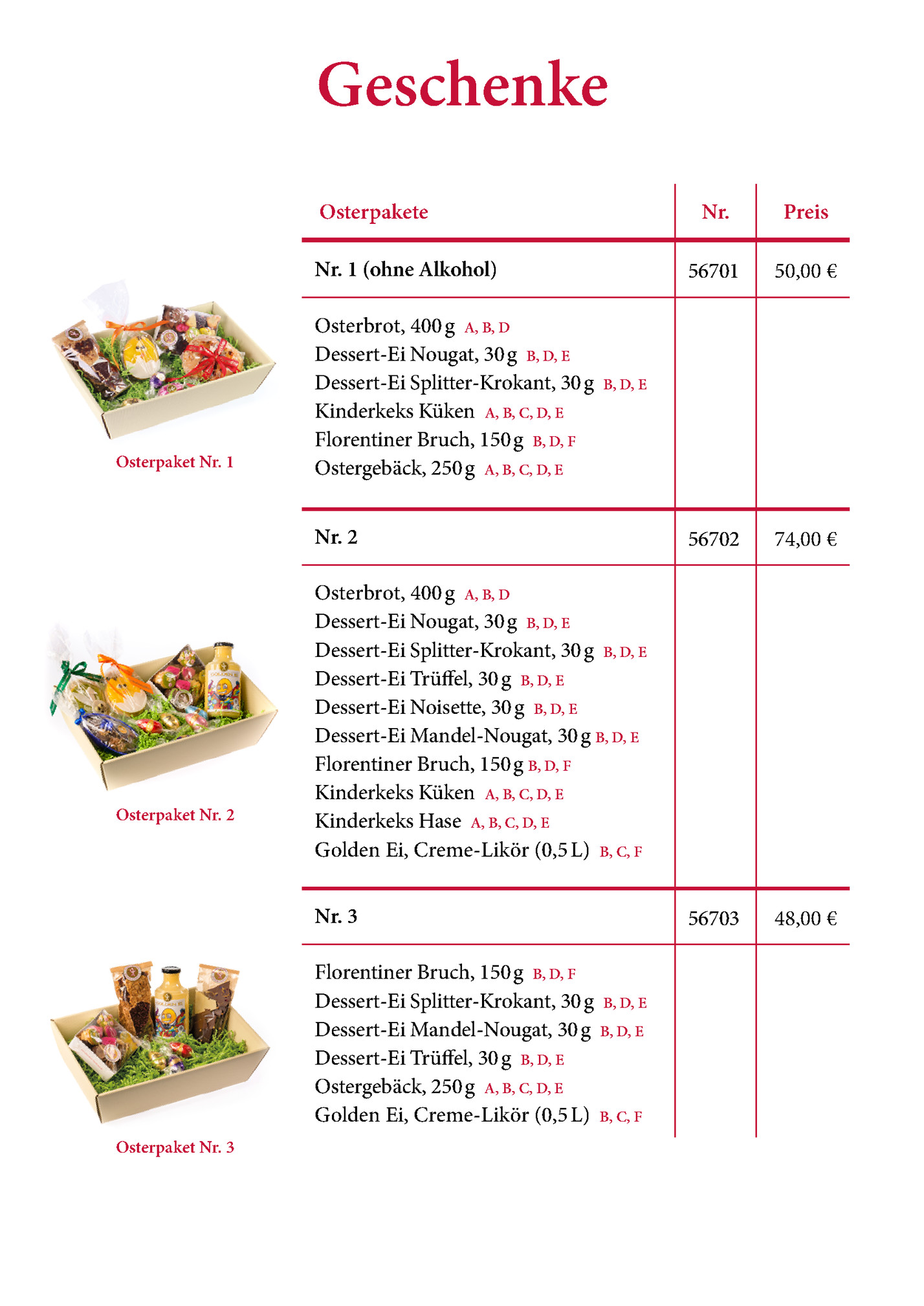 Geschenke
