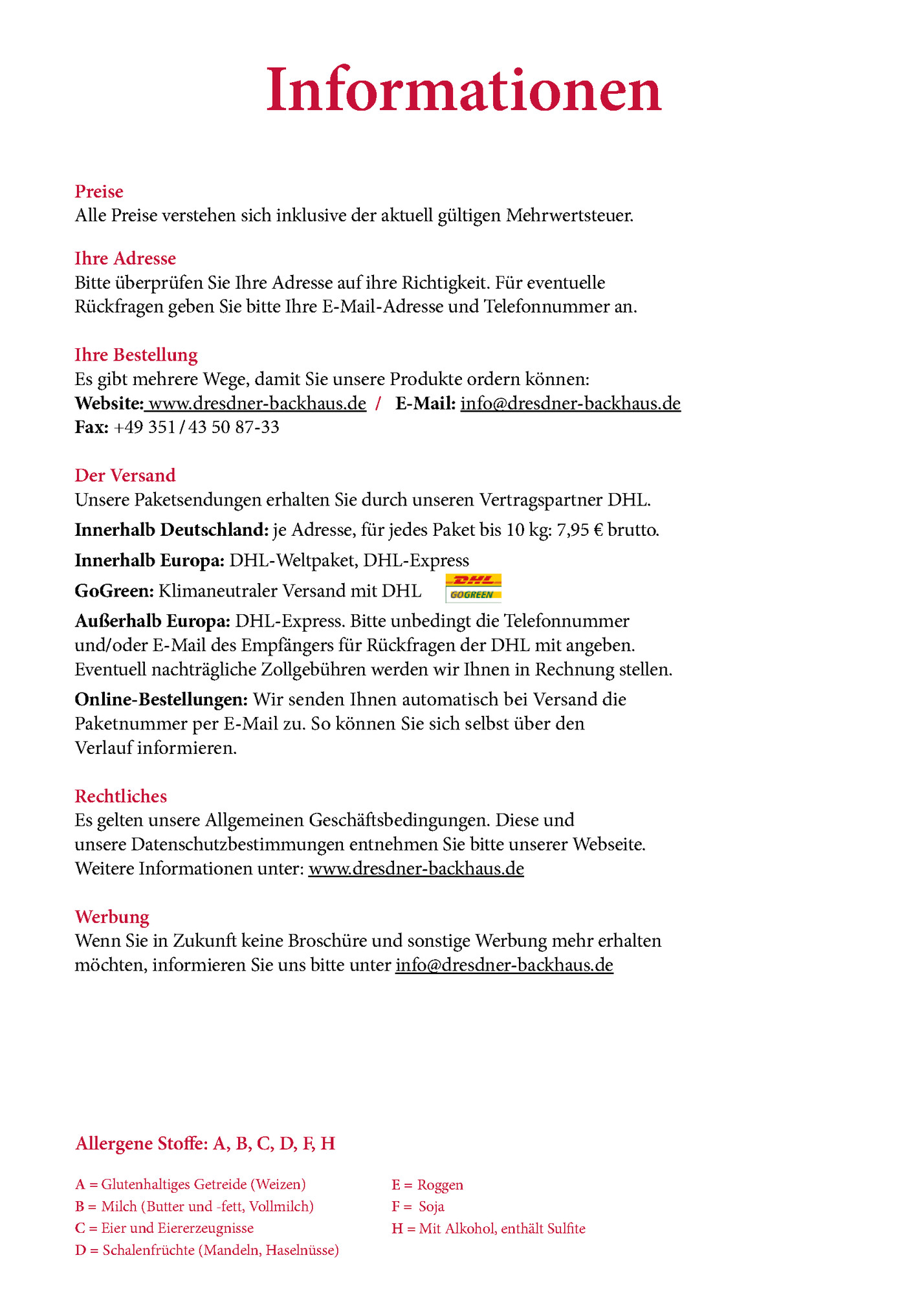 Informationen