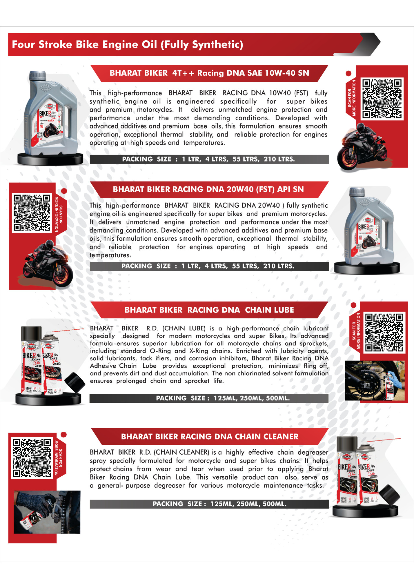 Four Stroke Bike Engine Oil (Fully Synthetic)