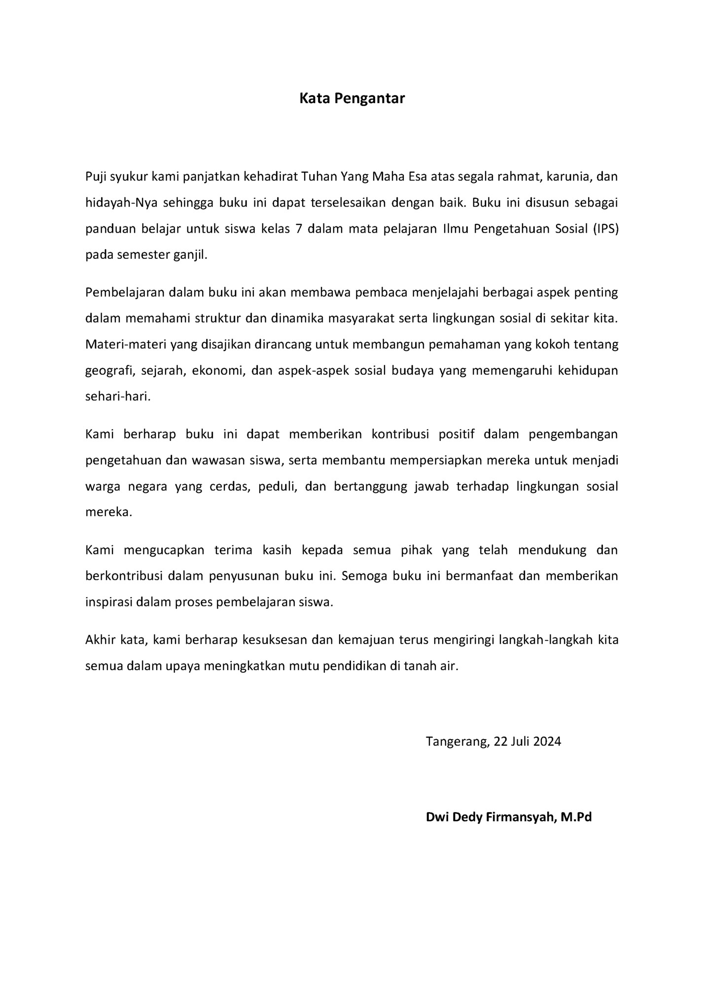 Kata Pengantar