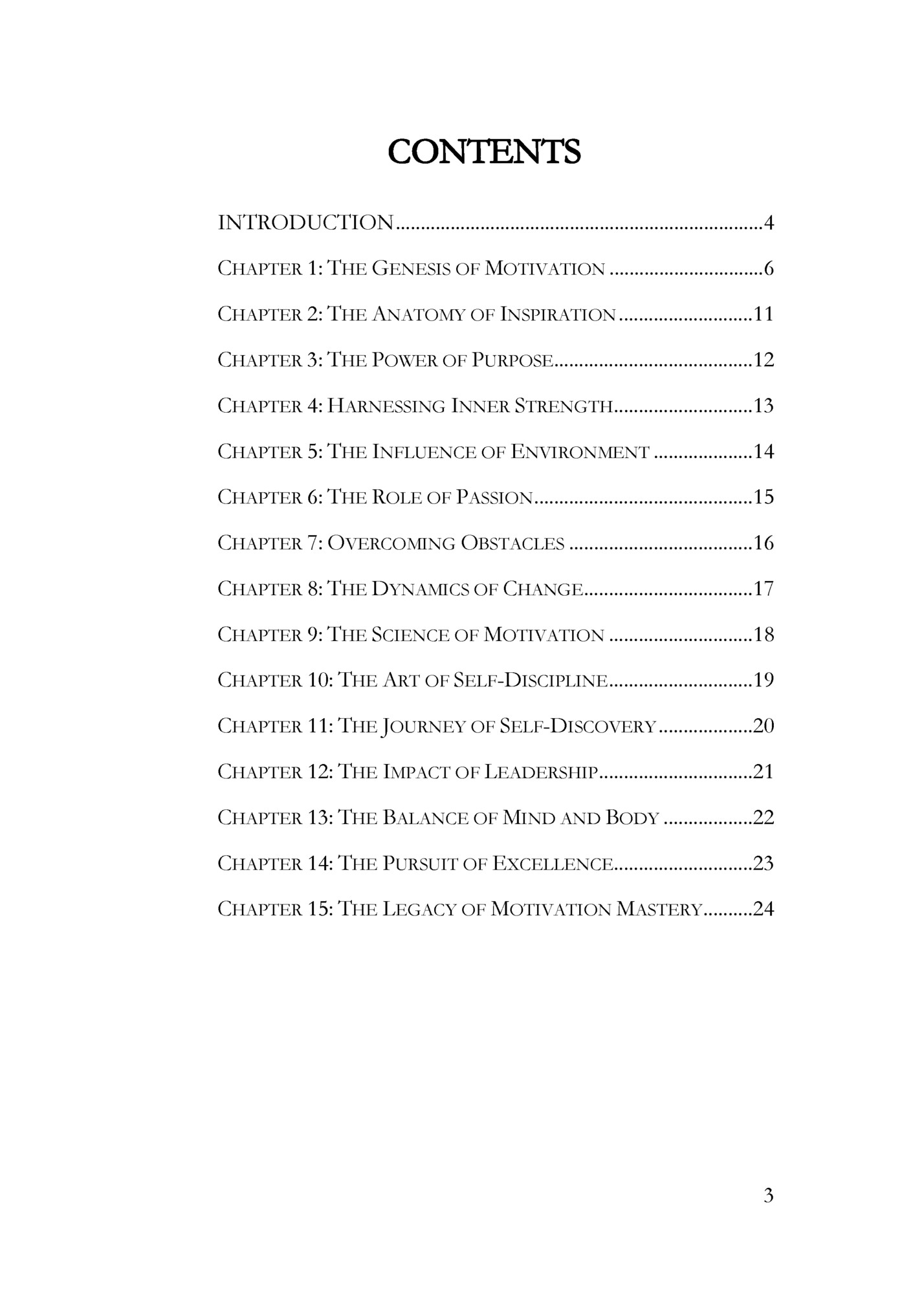 CONTENTS