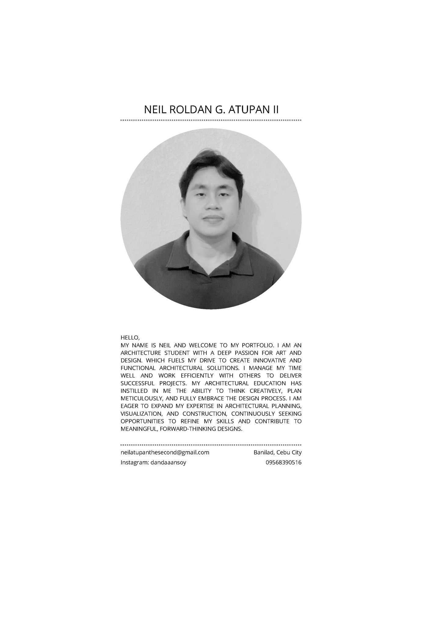 NEIL ROLDAN G. ATUPAN II