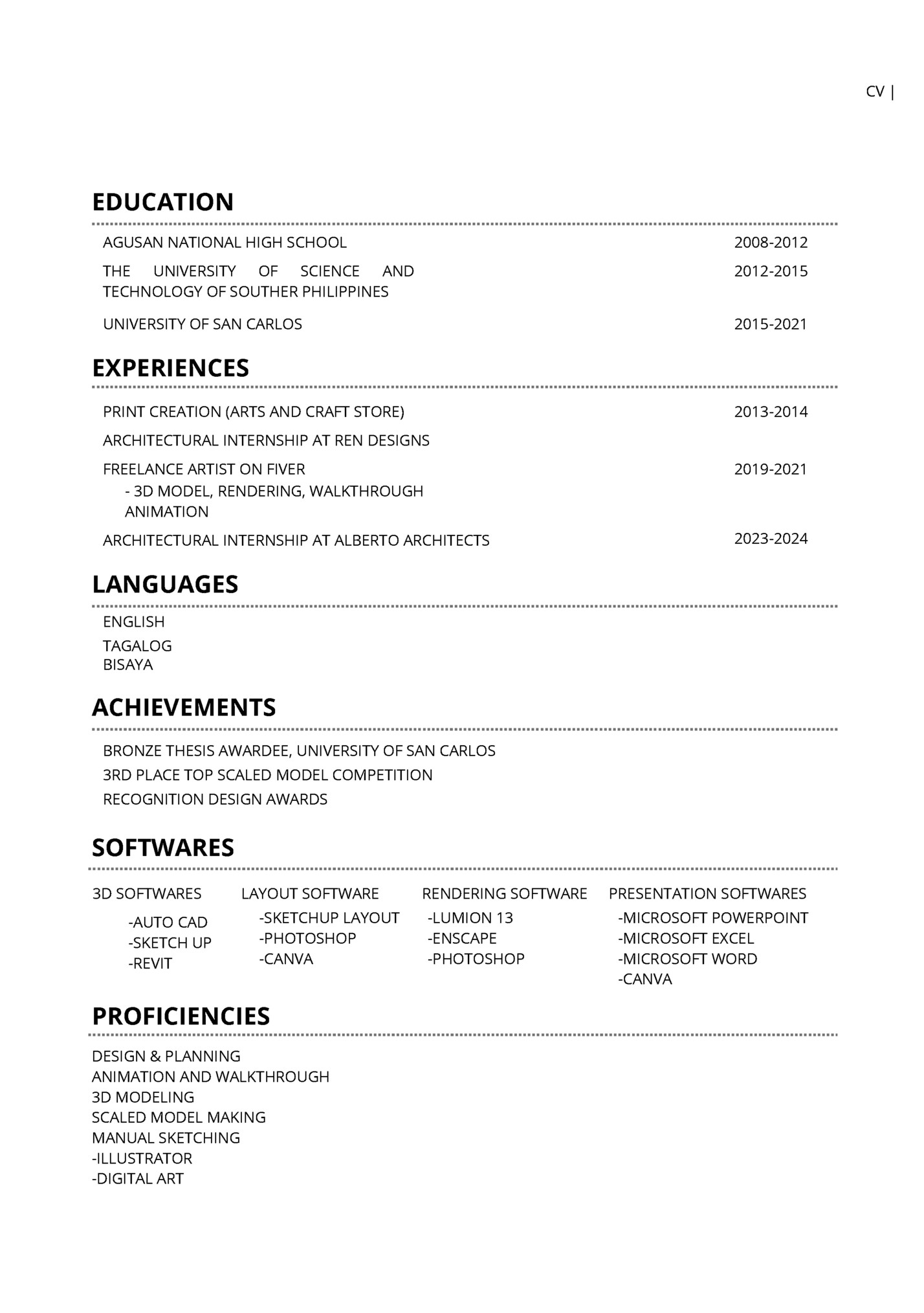 CV |