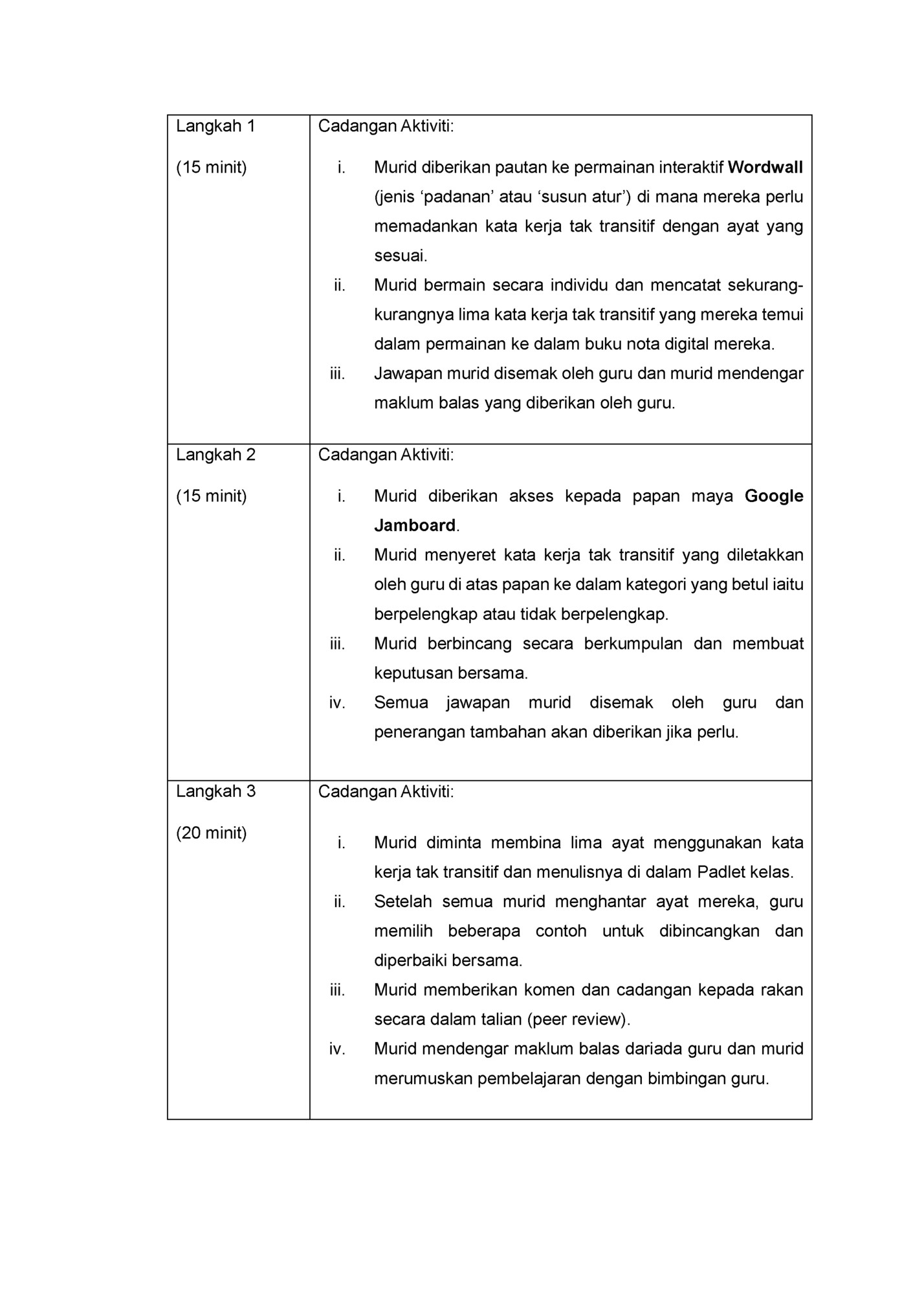 Langkah 1