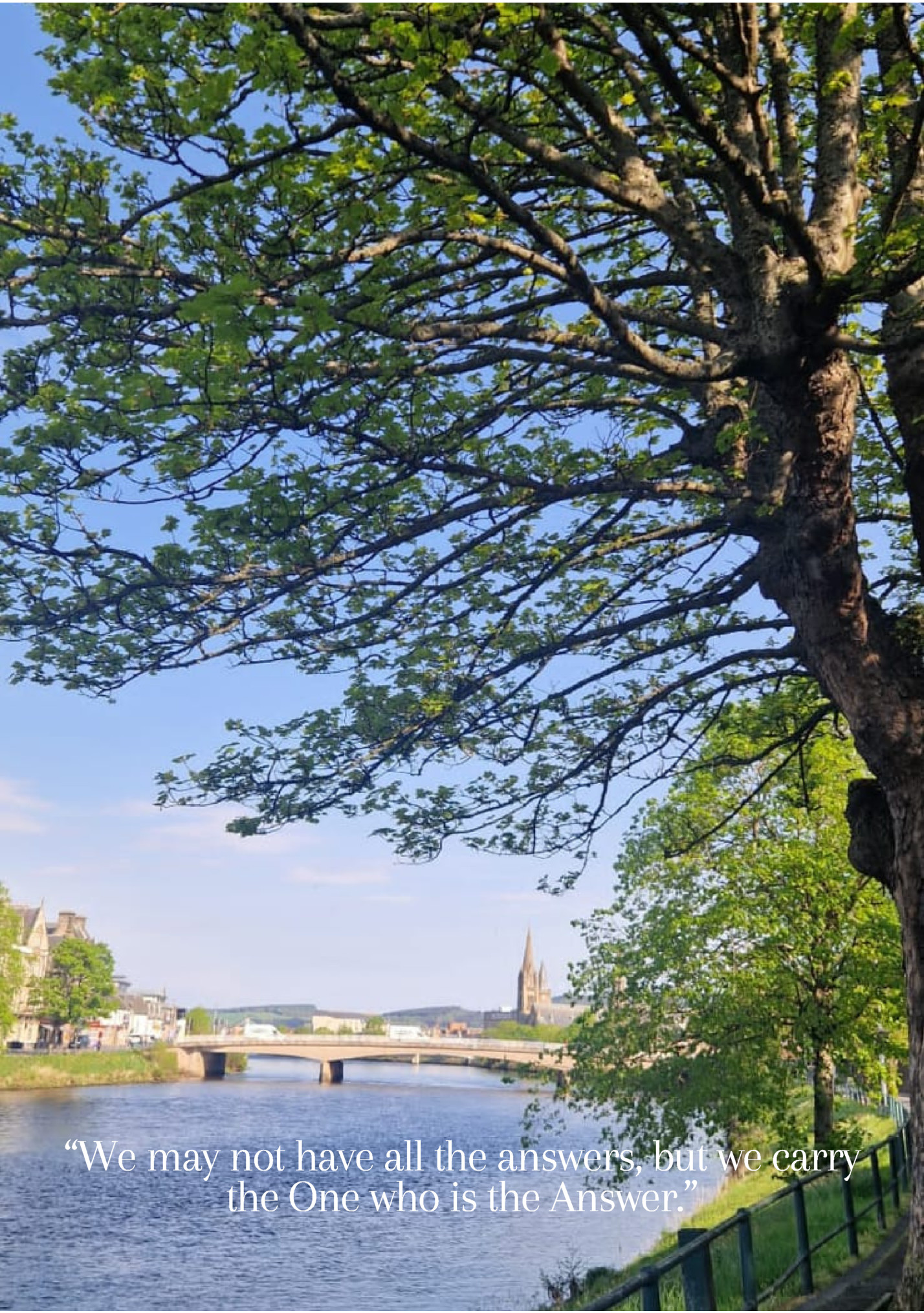 “We may not have all the answers, but we carry