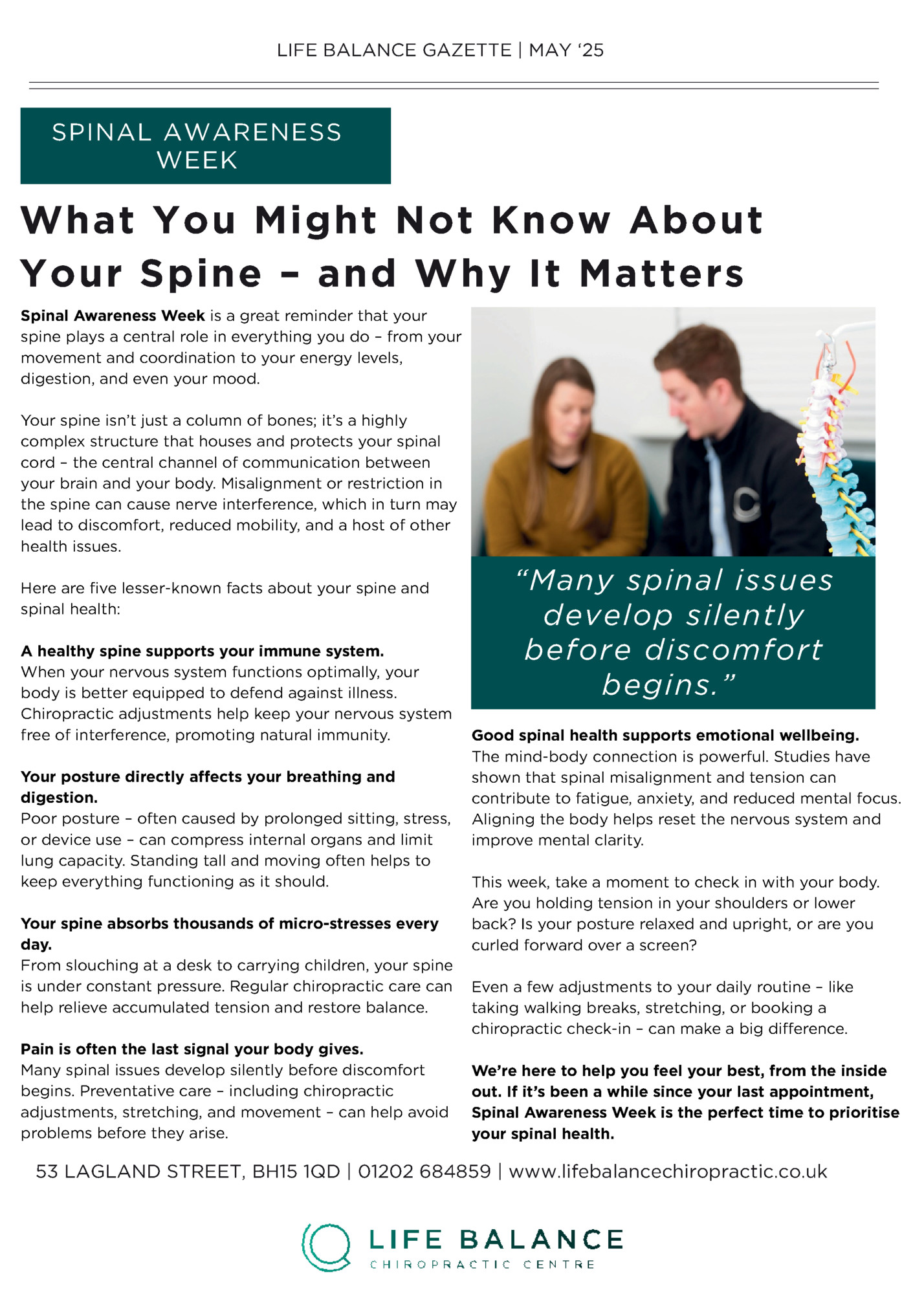 LIFE BALANCE GAZETTE | MAY ‘25
