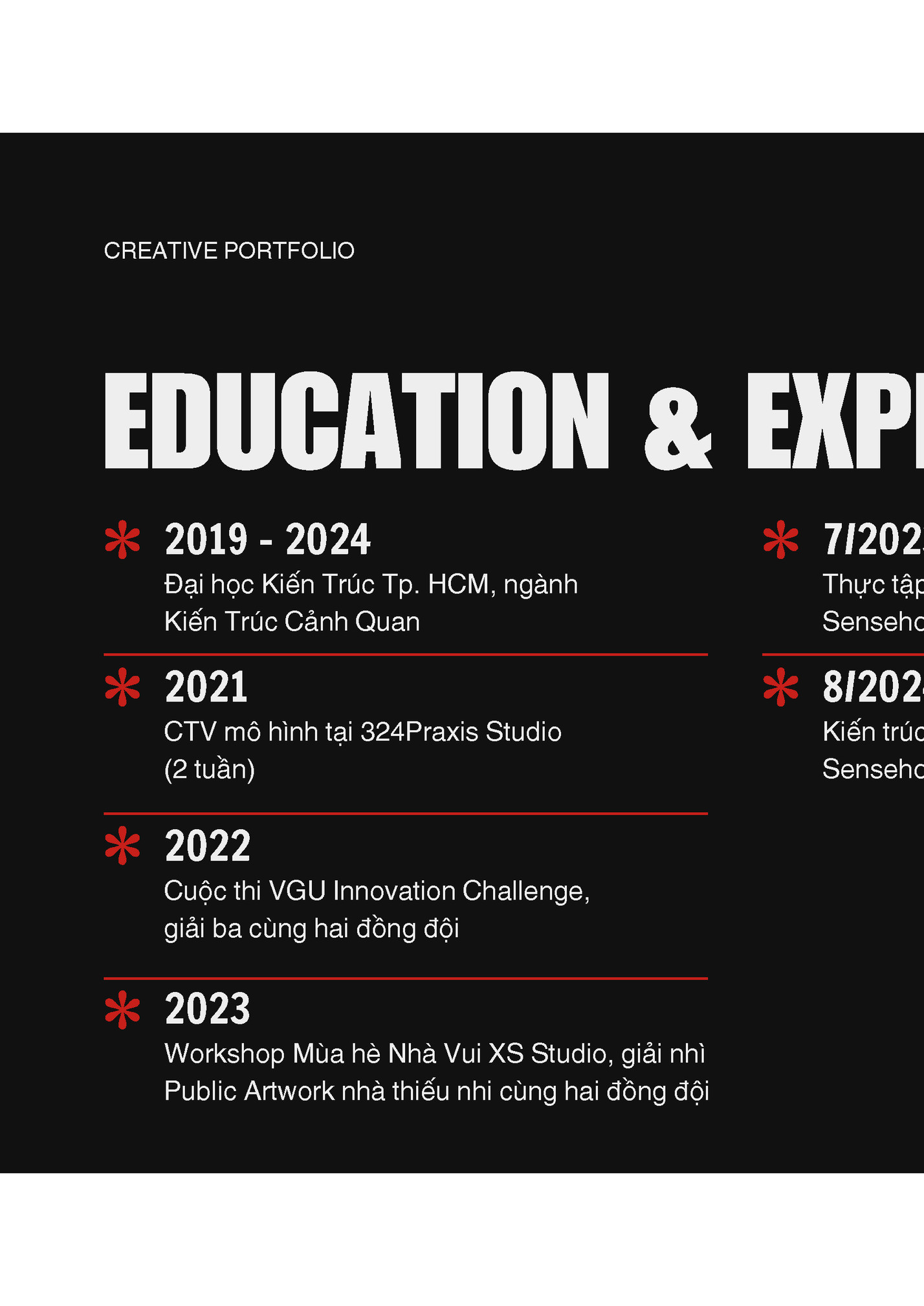 CREATIVE PORTFOLIO
