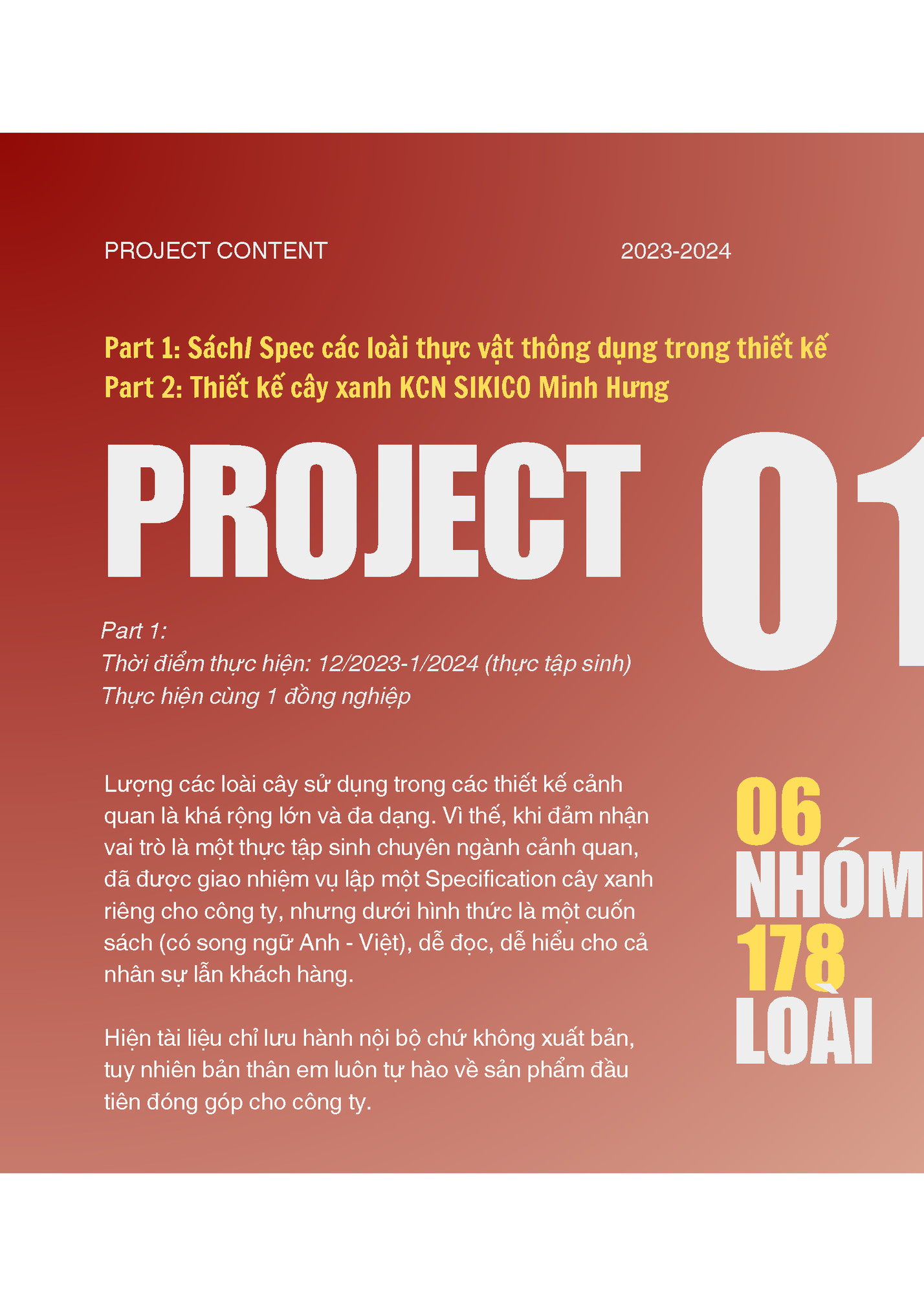 PROJECT CONTENT