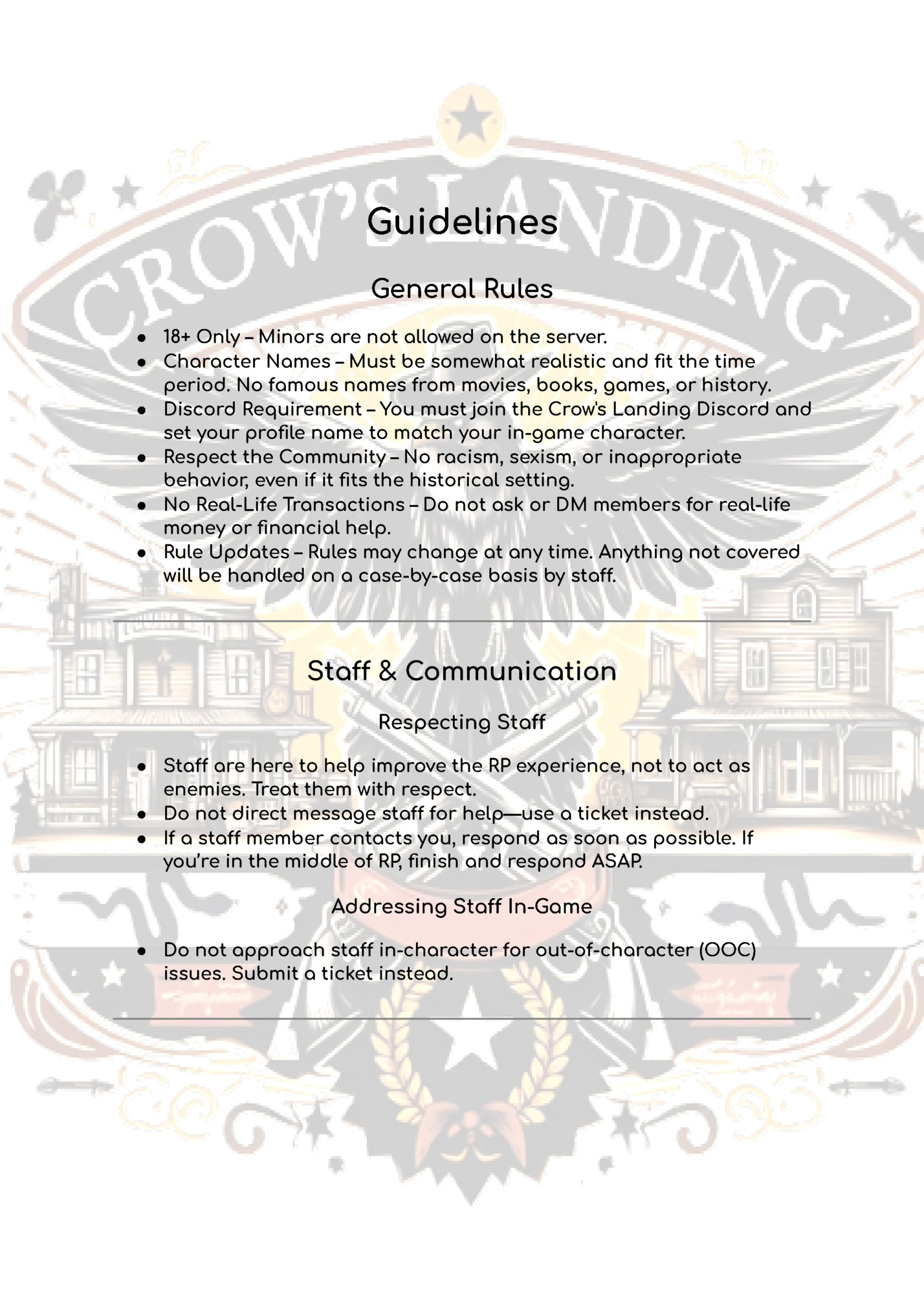 Guidelines