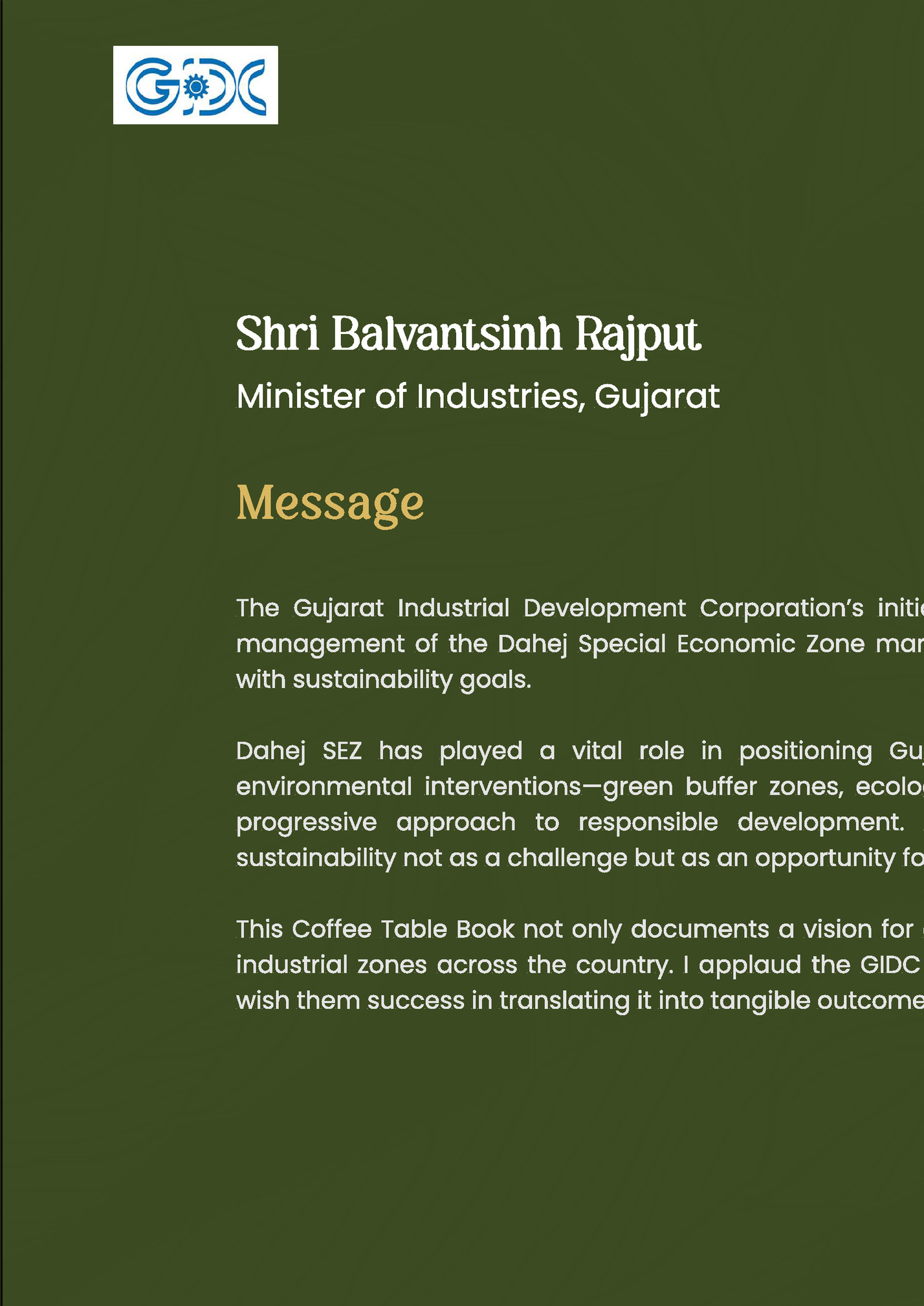 Shri Balvantsinh Rajput