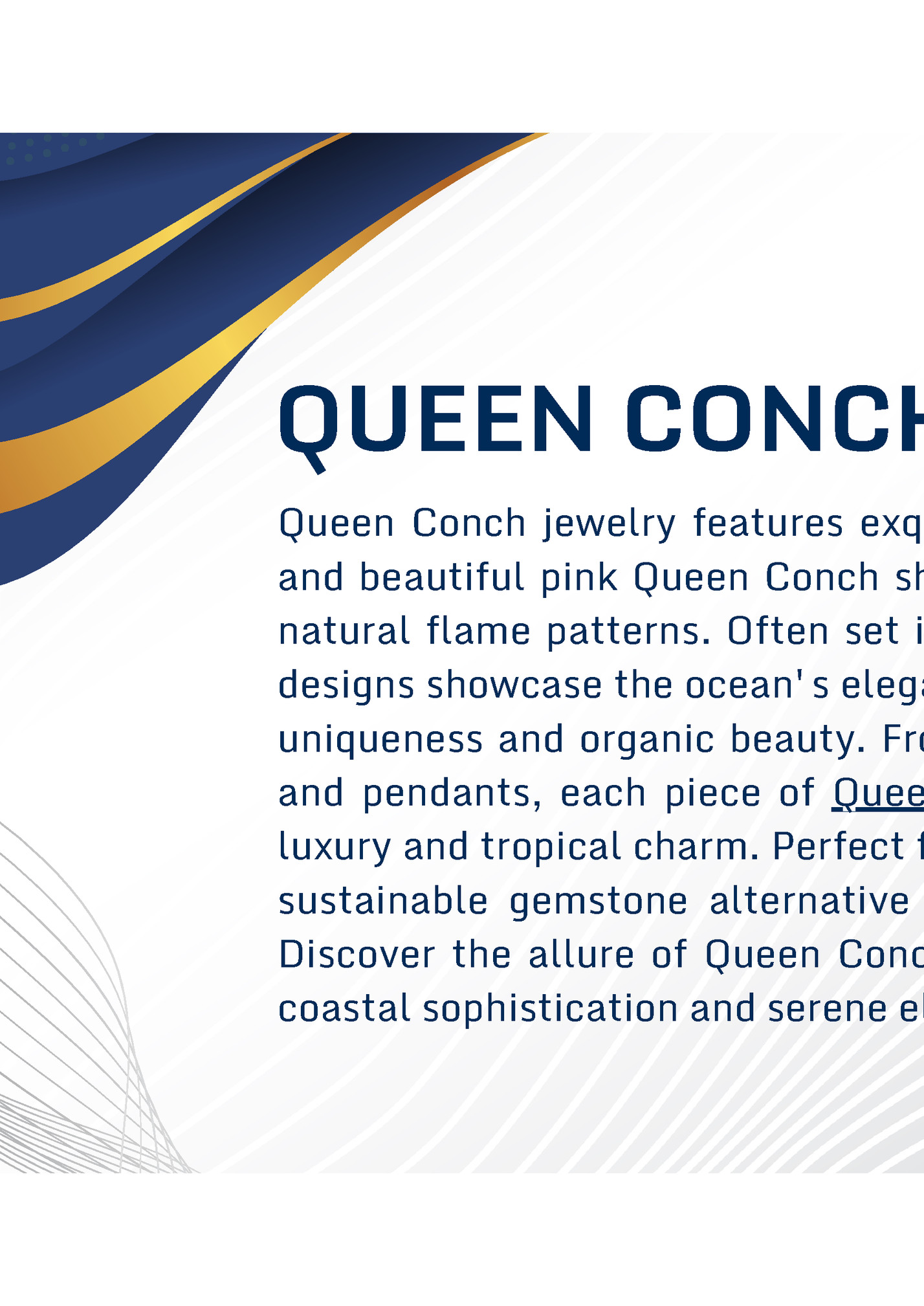 QUEEN CONCH JEWELRY