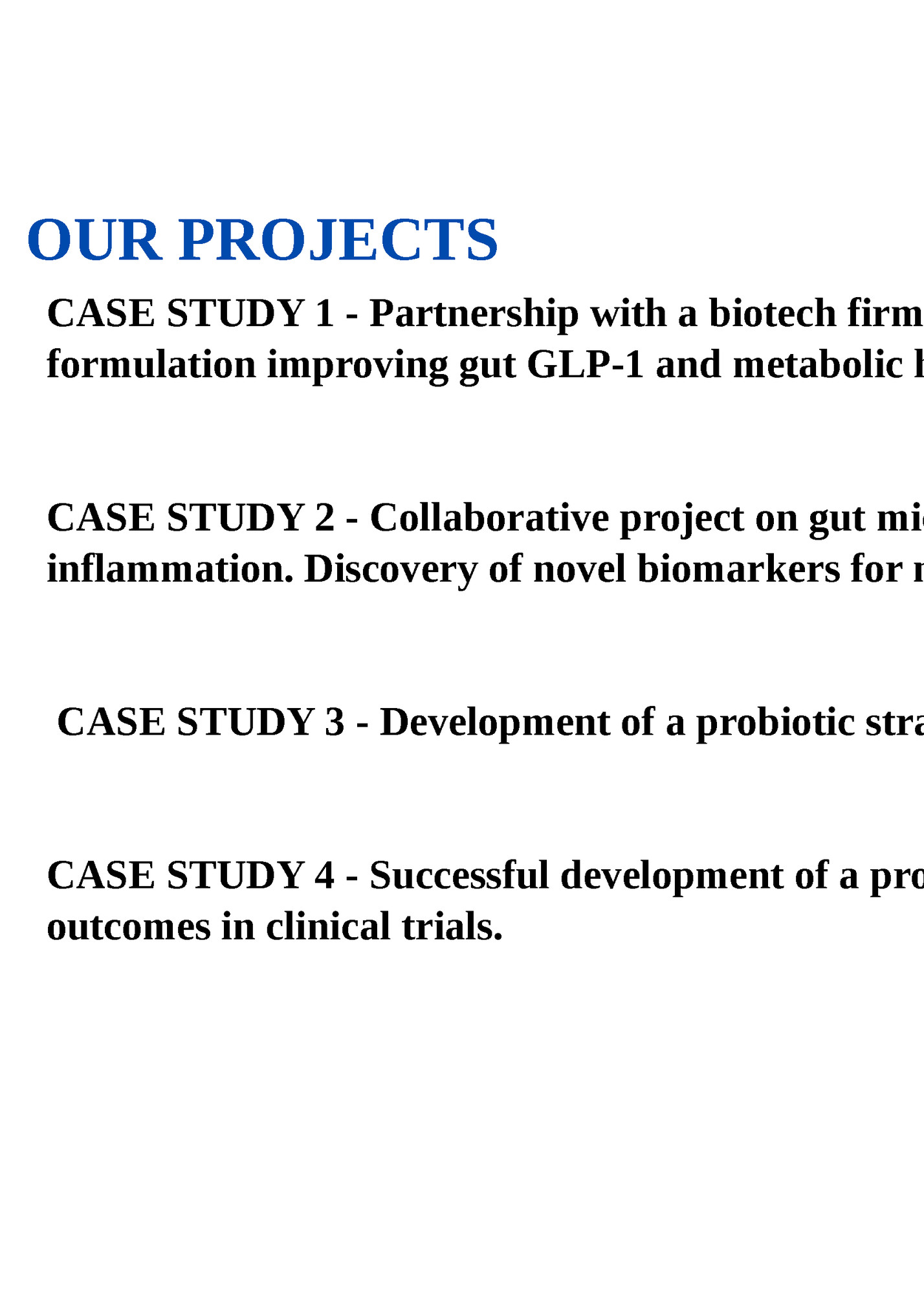 OUR PROJECTS