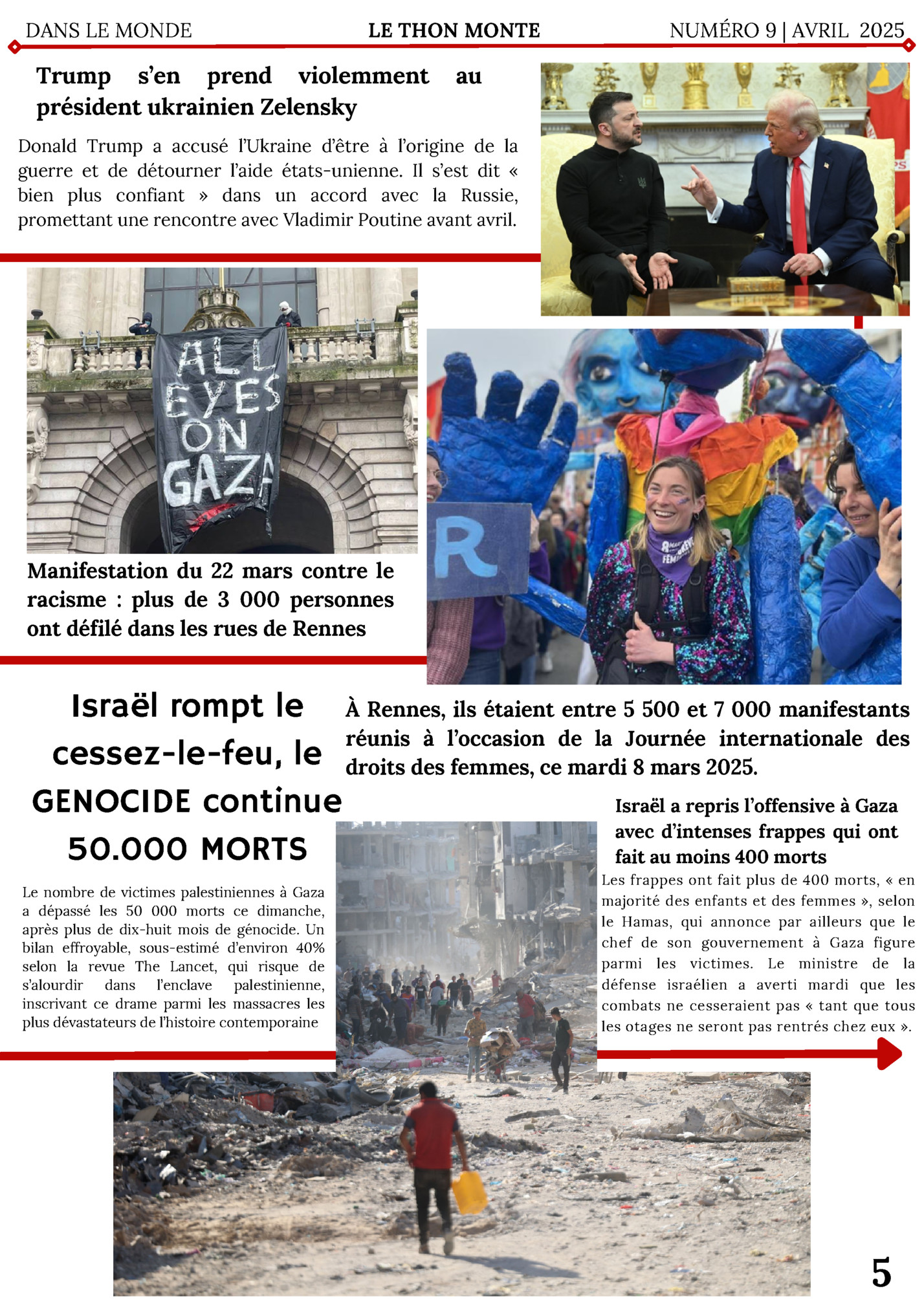 DANS LE MONDE